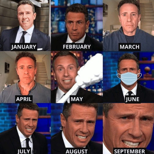 Chris Cuomo joins in on the 2020 Mood Theme Challenge. | Source: Instragram/chriscuomo.