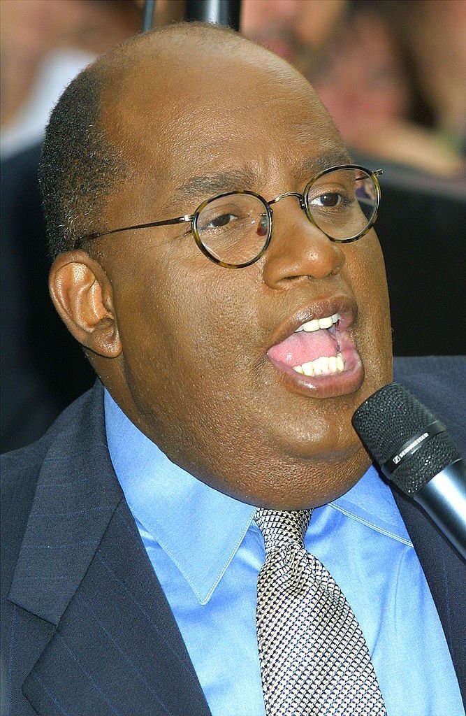 Al Roker on August 10, 2001 at Rockefeller Center in New York City | Source: Getty Images