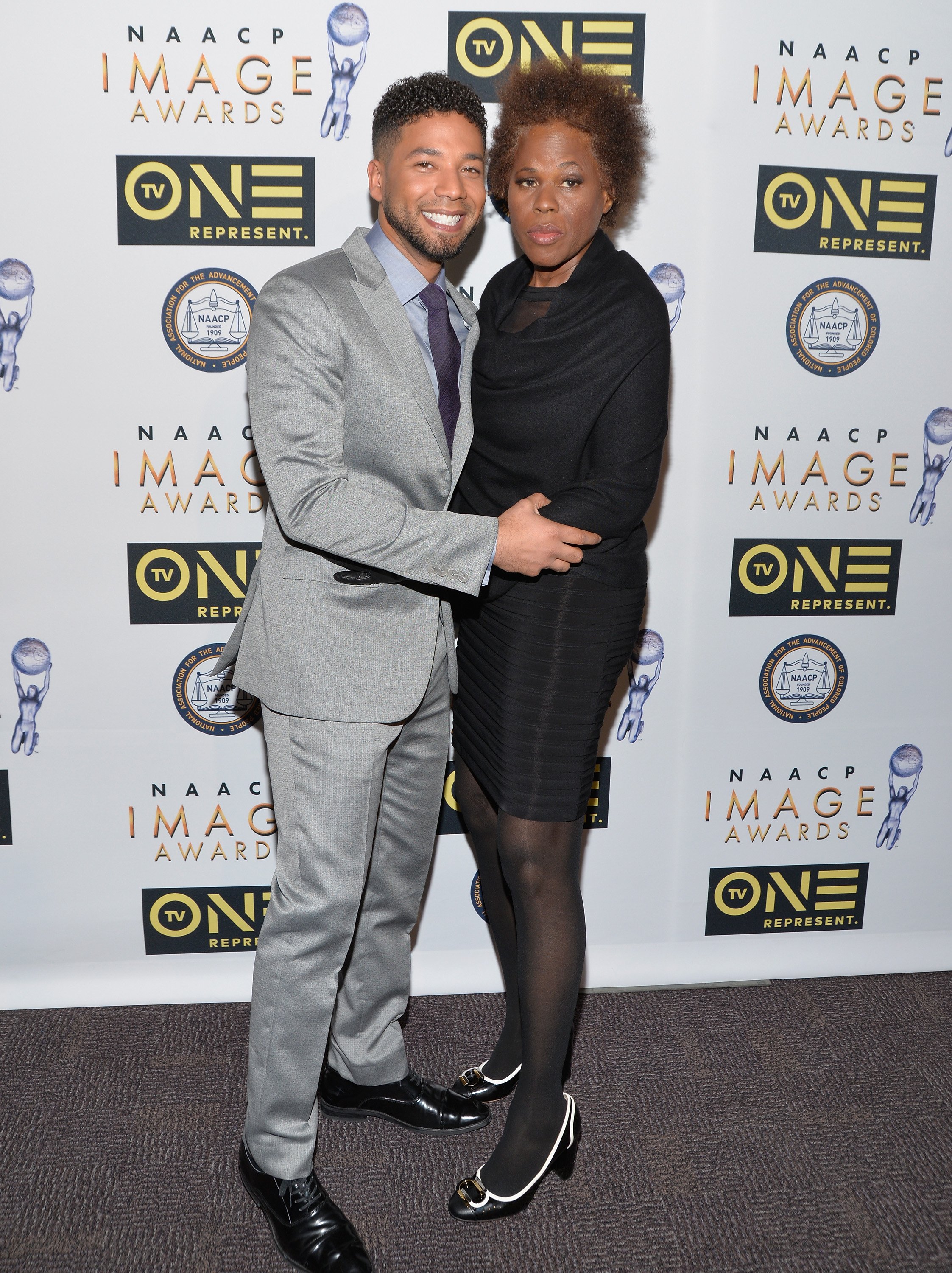 Jussie Smollett and Janet Smollett at the 47th NAACP Image Awards on February 4, 2016, in Pasadena | Source: Getty Images