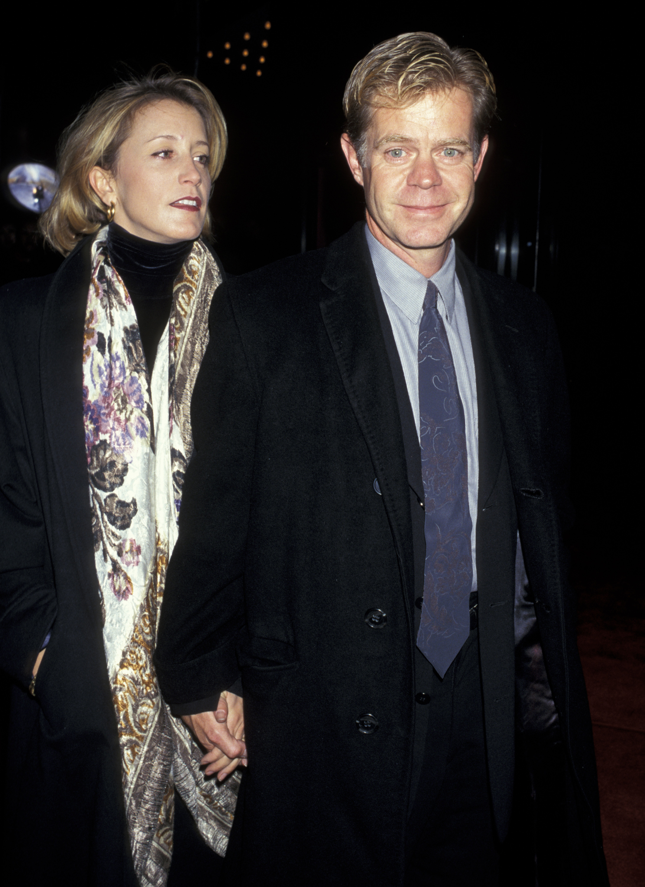 Felicity Huffman and William H. Macy during the "Ghosts of Mississippi" premiere in New York City in 1996. | Source: Getty Images