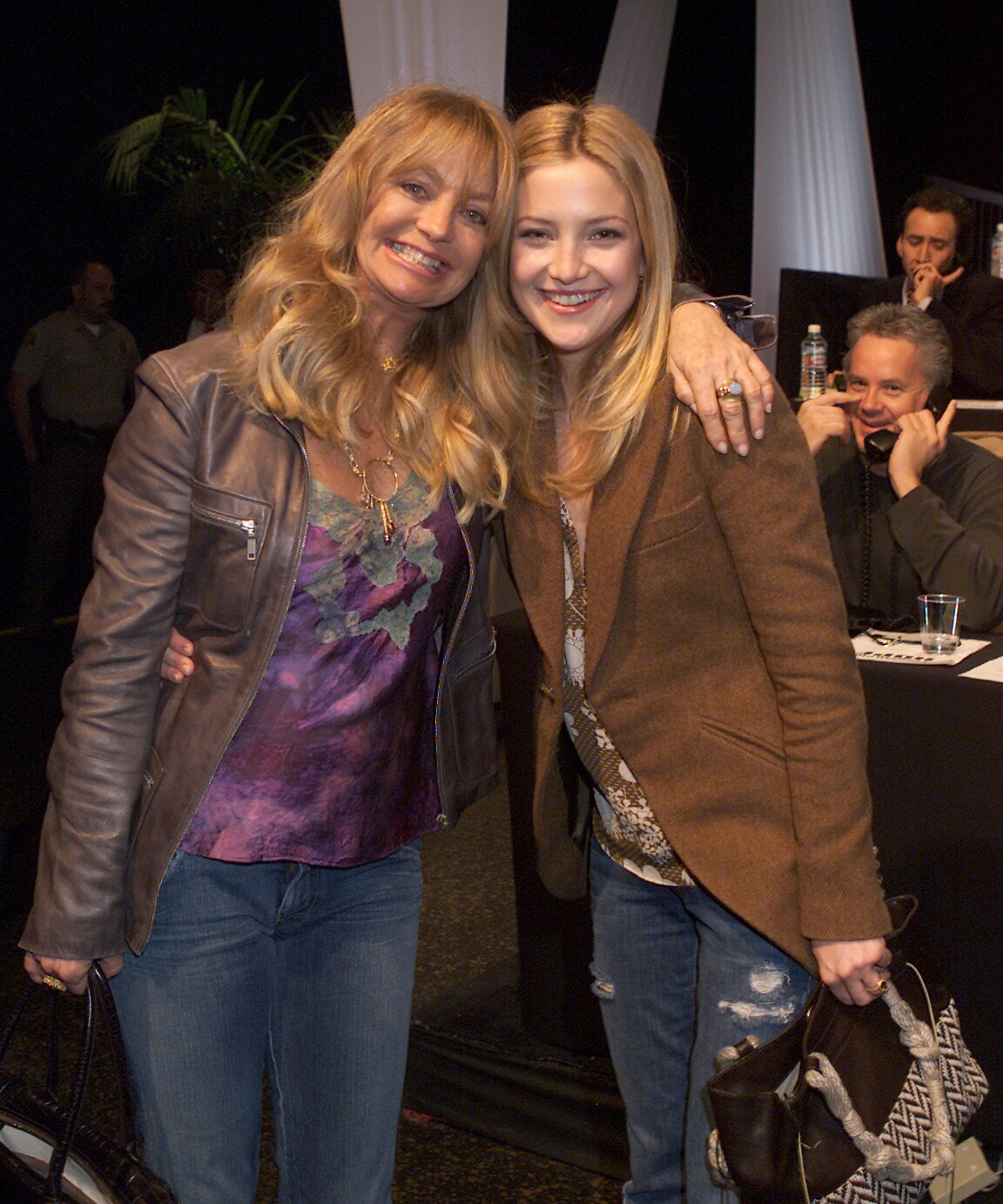 Goldie Hawn and Kate Hudson during the "Tsunami Aid: A Concert of Hope" NBC Special at Universal Studios on January 15, 2005, in Universal City, California.