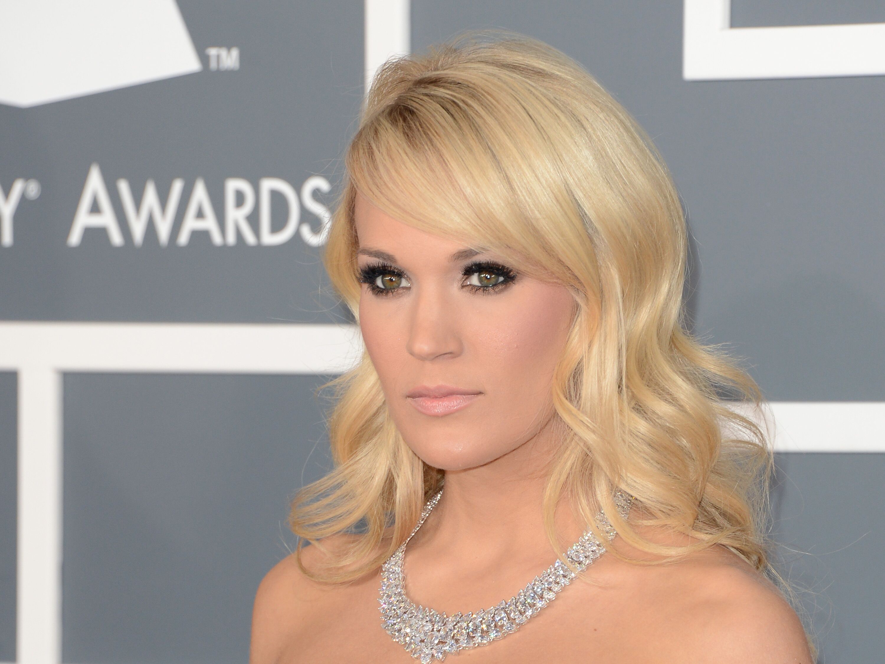  Carrie Underwood at the 55th Annual GRAMMY Awards in Los Angeles, California | Source: Getty Images