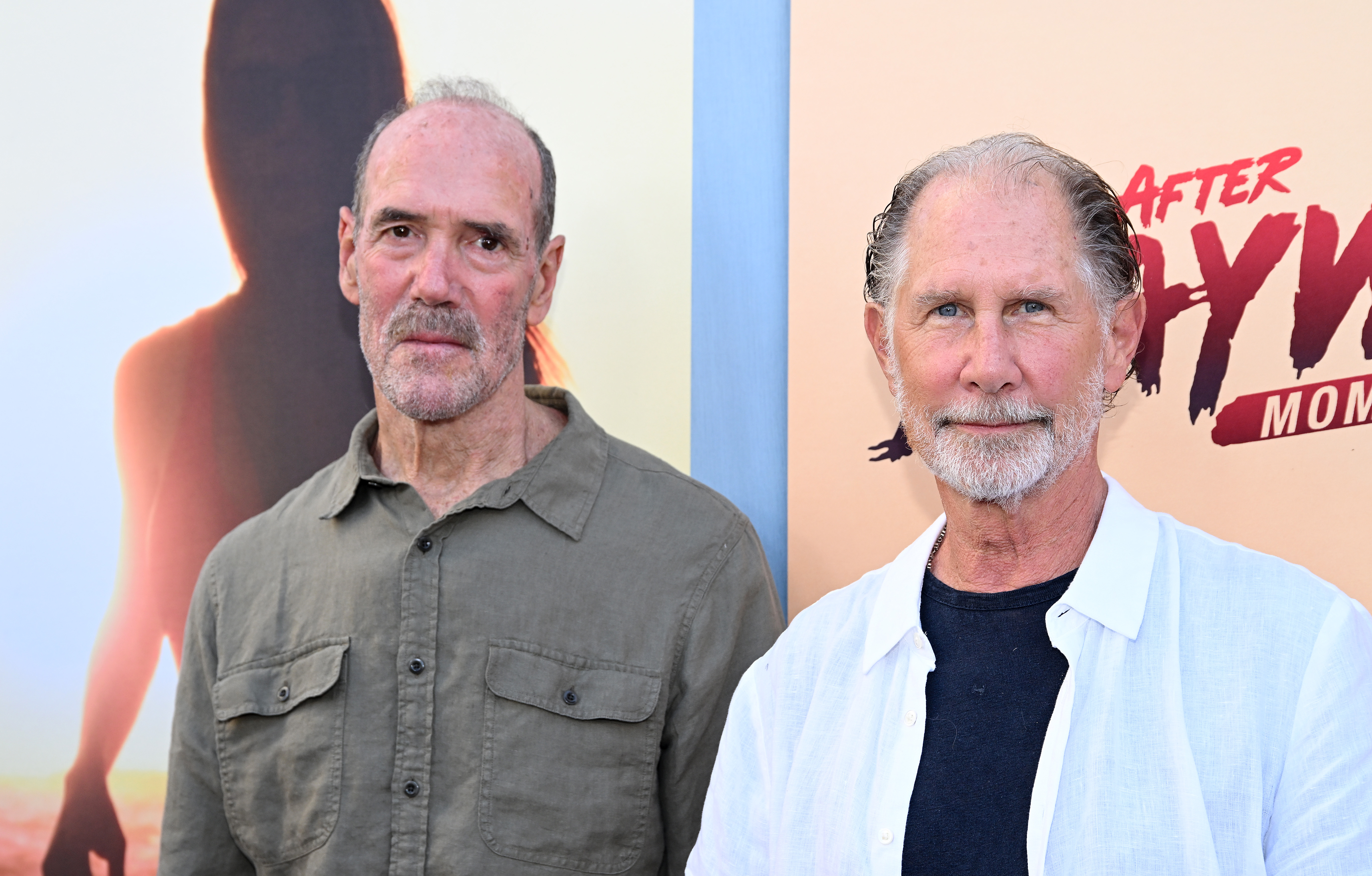 Michael Newman and Parker Stevenson attend the premiere of the docuseries "After Baywatch: Moment in the Sun," 2024 | Source: Getty Images