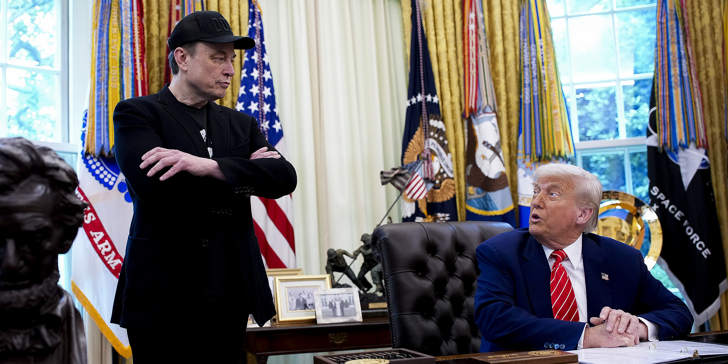 Elon Musk and Donald Trump | Source: Getty Images