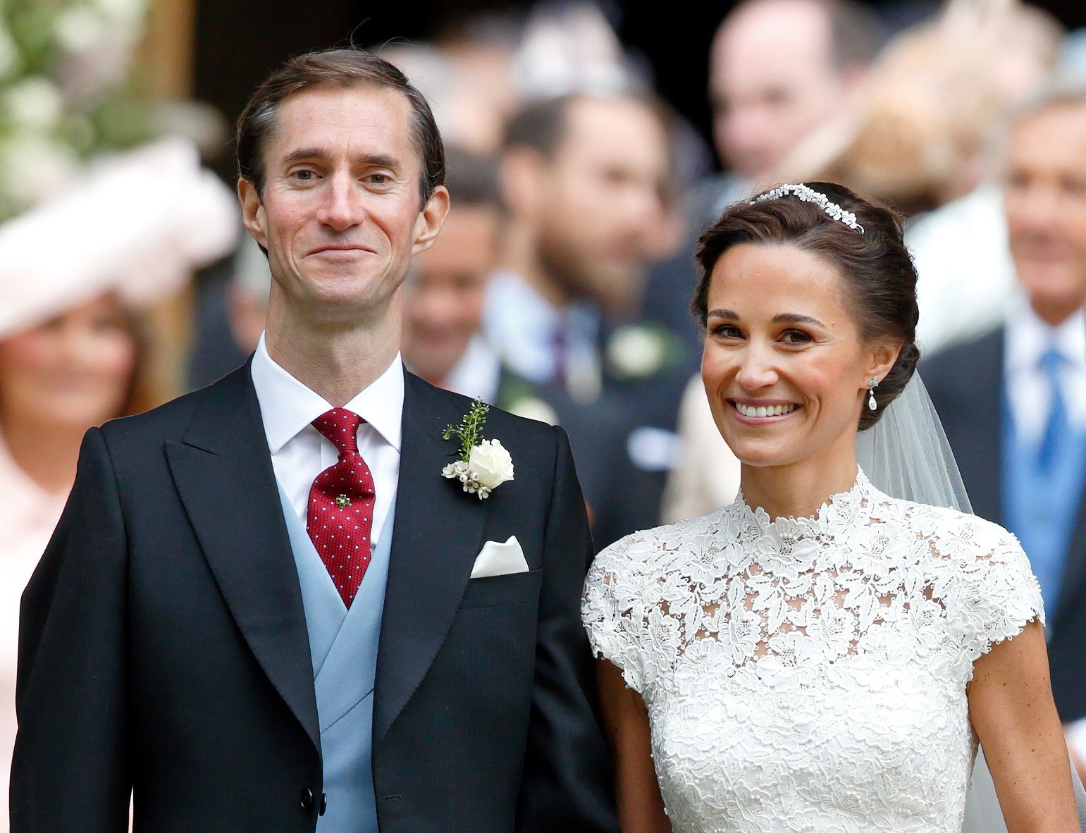 James Matthews and Pippa Middleton as they left St Mark's Church after their wedding on May 20, 2017 | Photo: Getty Images