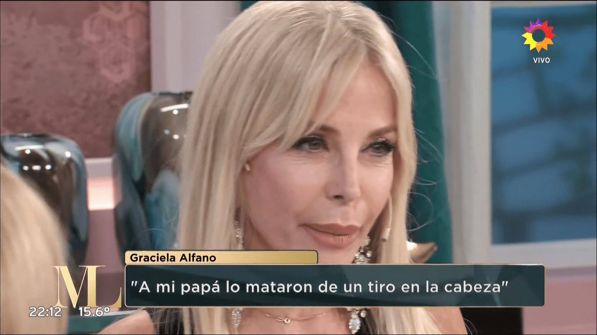 Graciela Alfano contando su historia │Imagen tomada de: YouTube / eltrece