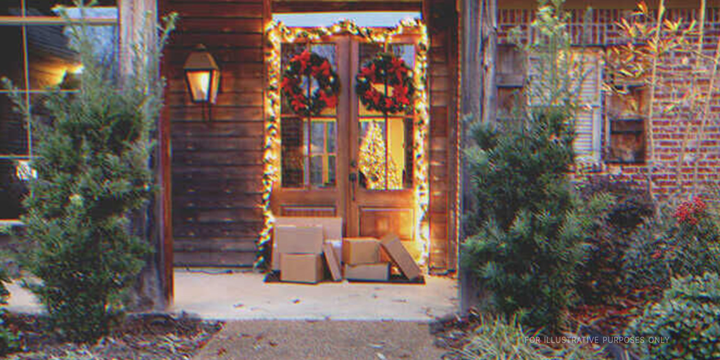 Piles of boxes at doorway | Source: Shutterstock