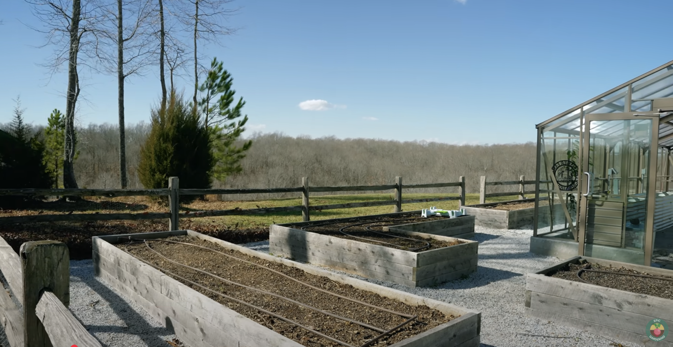 Carrie Underwood's garden pictured on February 18, 2023, in Franklin, Nashville. | Source: YouTube/EpicGardening