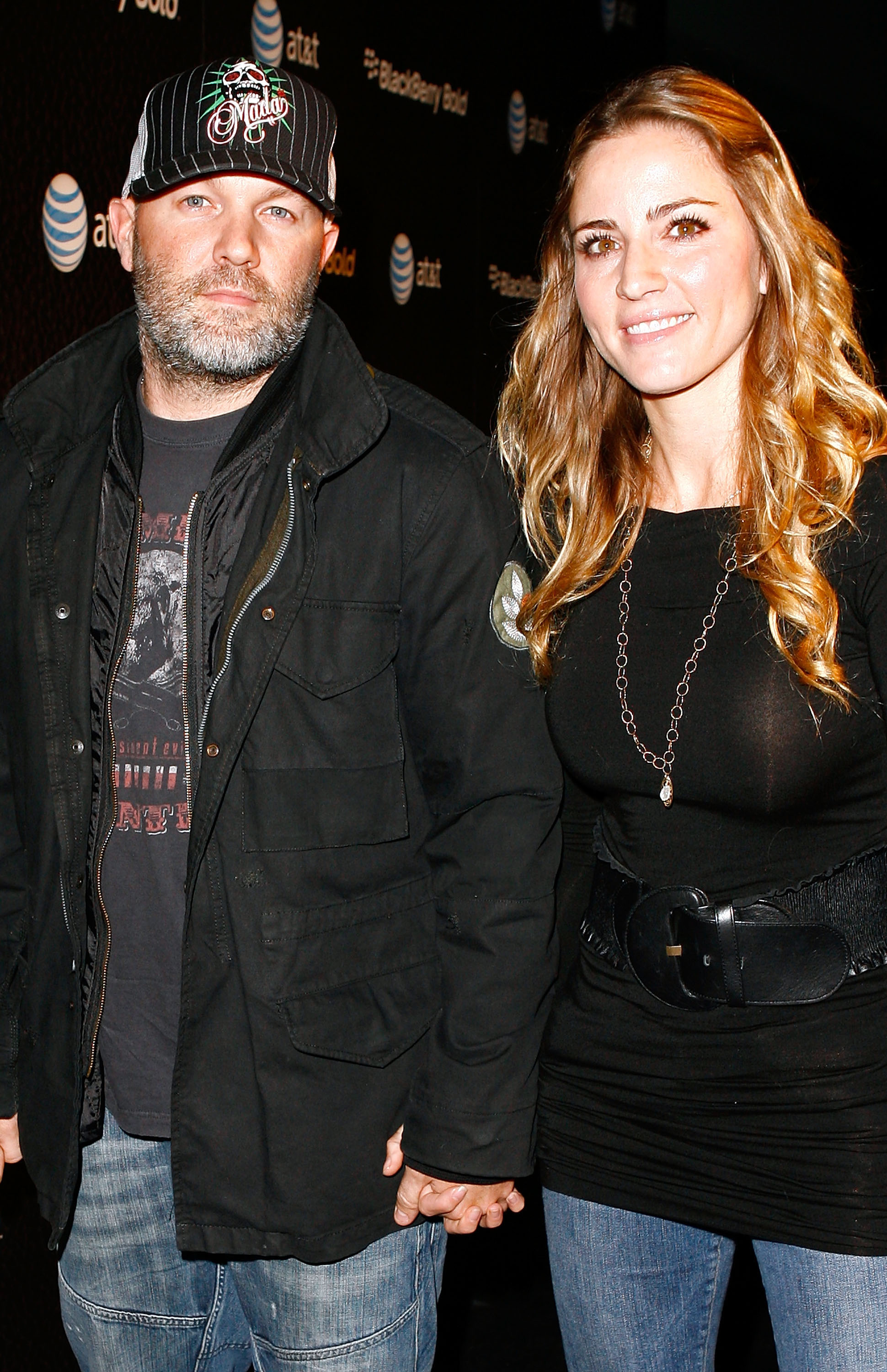 Fred Durst and Esther Nazarov at the Blackberry Bold launch party on October 30, 2008, in Beverly Hills, California. | Source: Getty Images