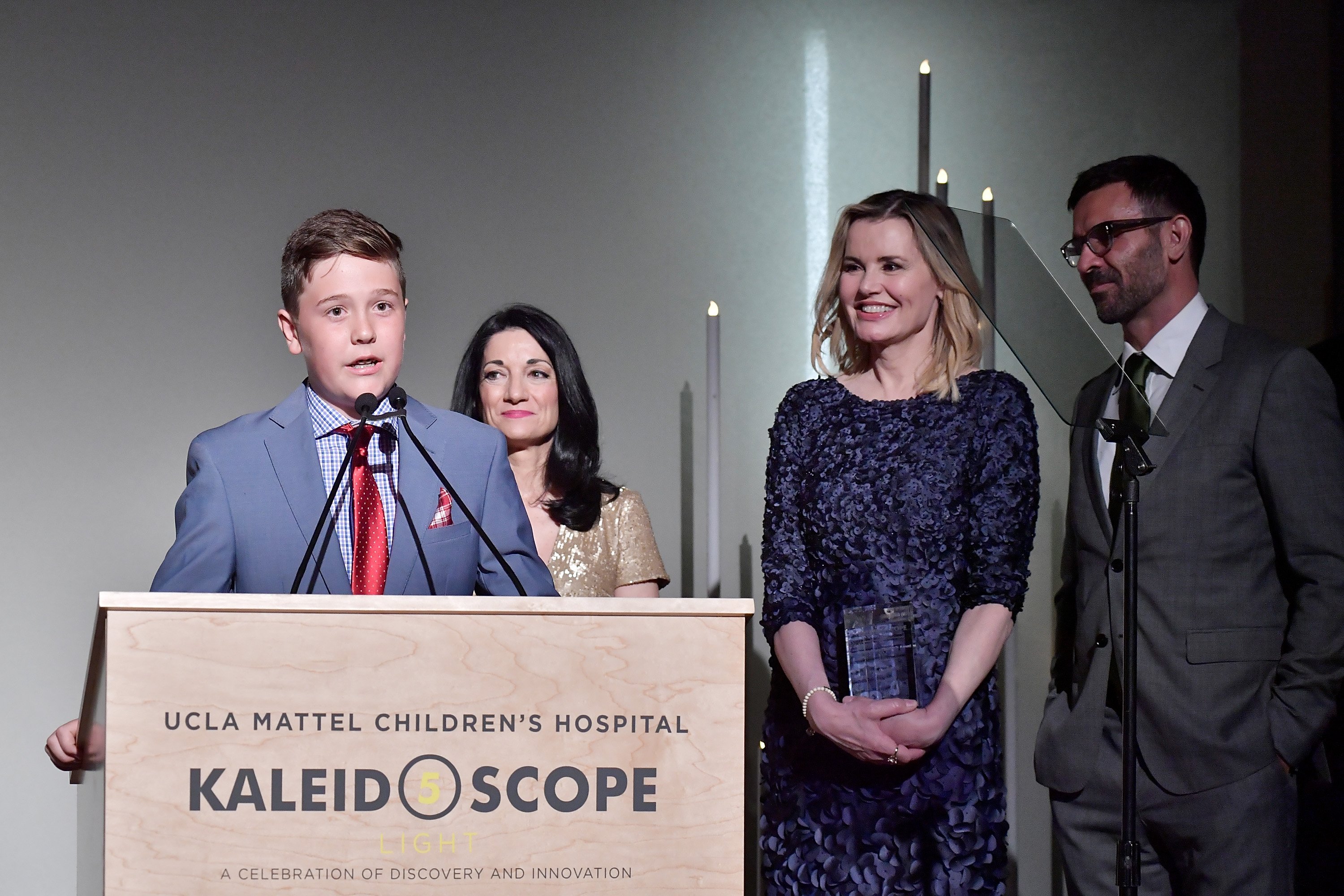 Kaii Davis Jarrahy being honored at the UCLA Mattel Children's Hospital's Kaleidoscope 5 on May 6, 2017 | Source: Getty Images