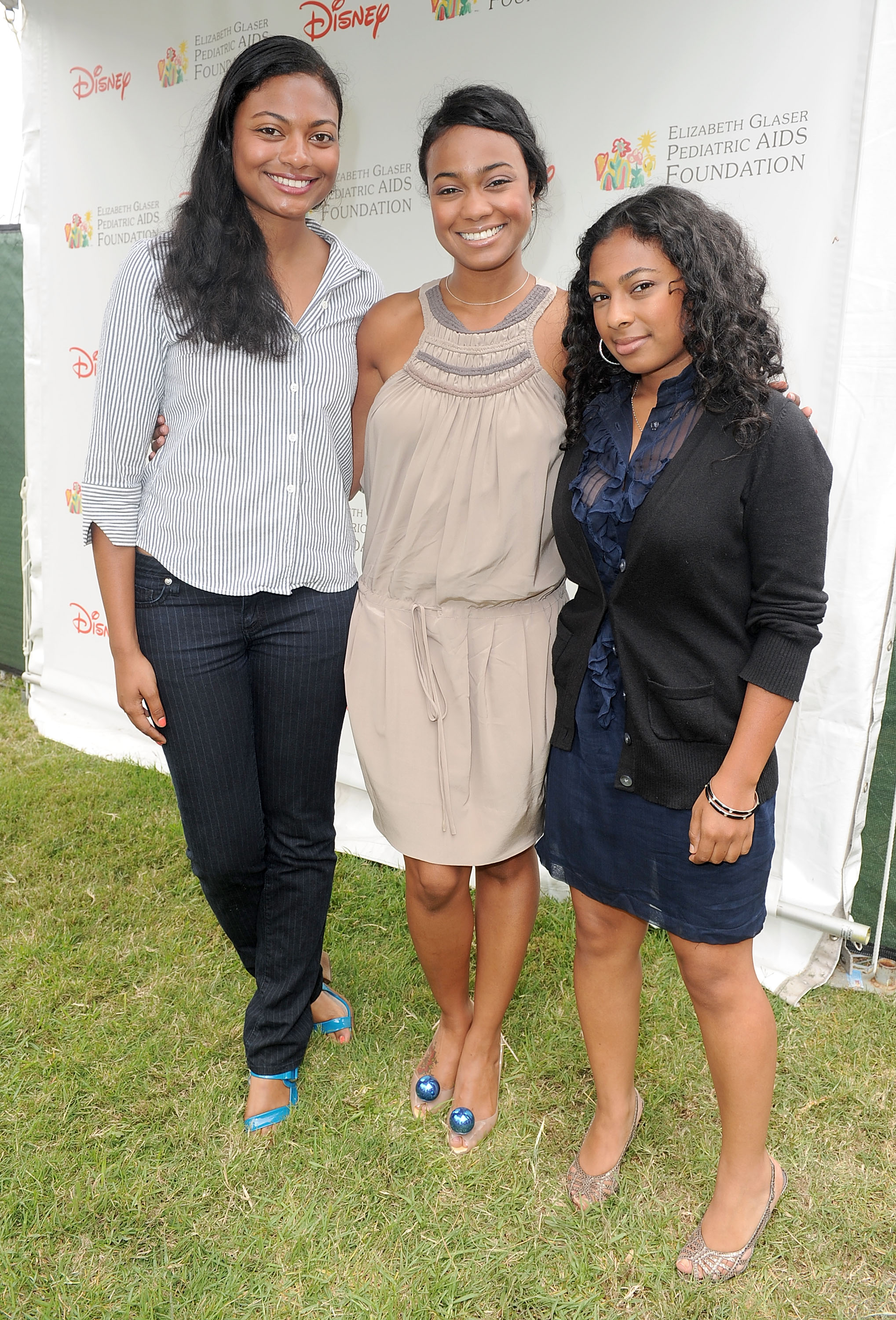 (L-R) Anastasia Ali, Tatyana Ali, and Kimberly Ali arrive at the 21st A Time For Heroes Celebrity Picnic sponsored by Disney to benefit the Elizabeth Glaser Pediatric Aids Foundation held at Wadsworth Great Lawn on June 13, 2010, in Los Angeles, California. | Source: Getty Images