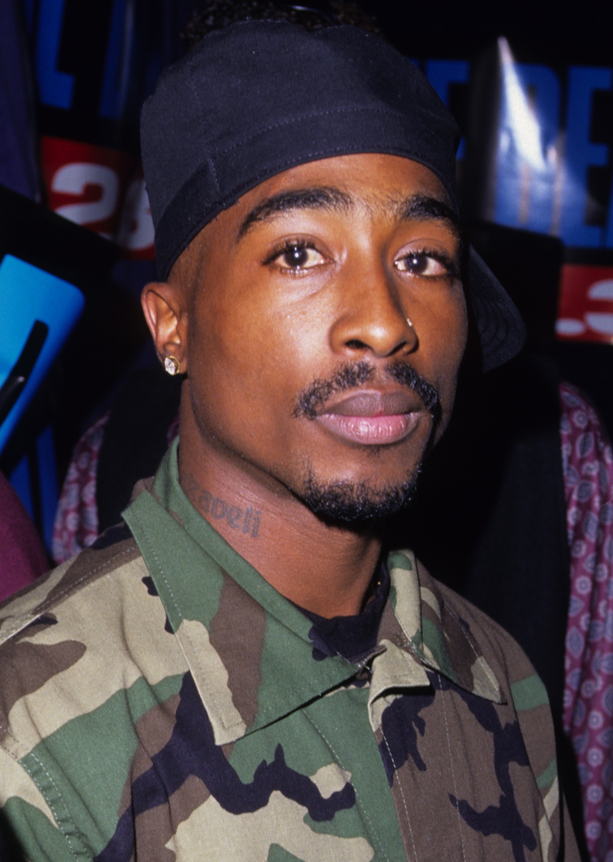 Tupac Shakur at the 10th Annual Soul Train Music Awards on March 29, 1996 at the Shrine Auditorium in Los Angeles, California. | Source: Getty Images