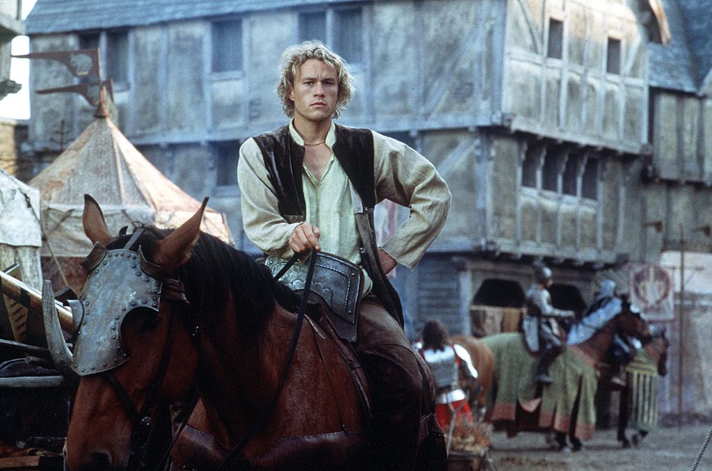 Heath Ledger stars as William Thatcher in "A Knight's Tale" in 2001 | Source: Getty Images