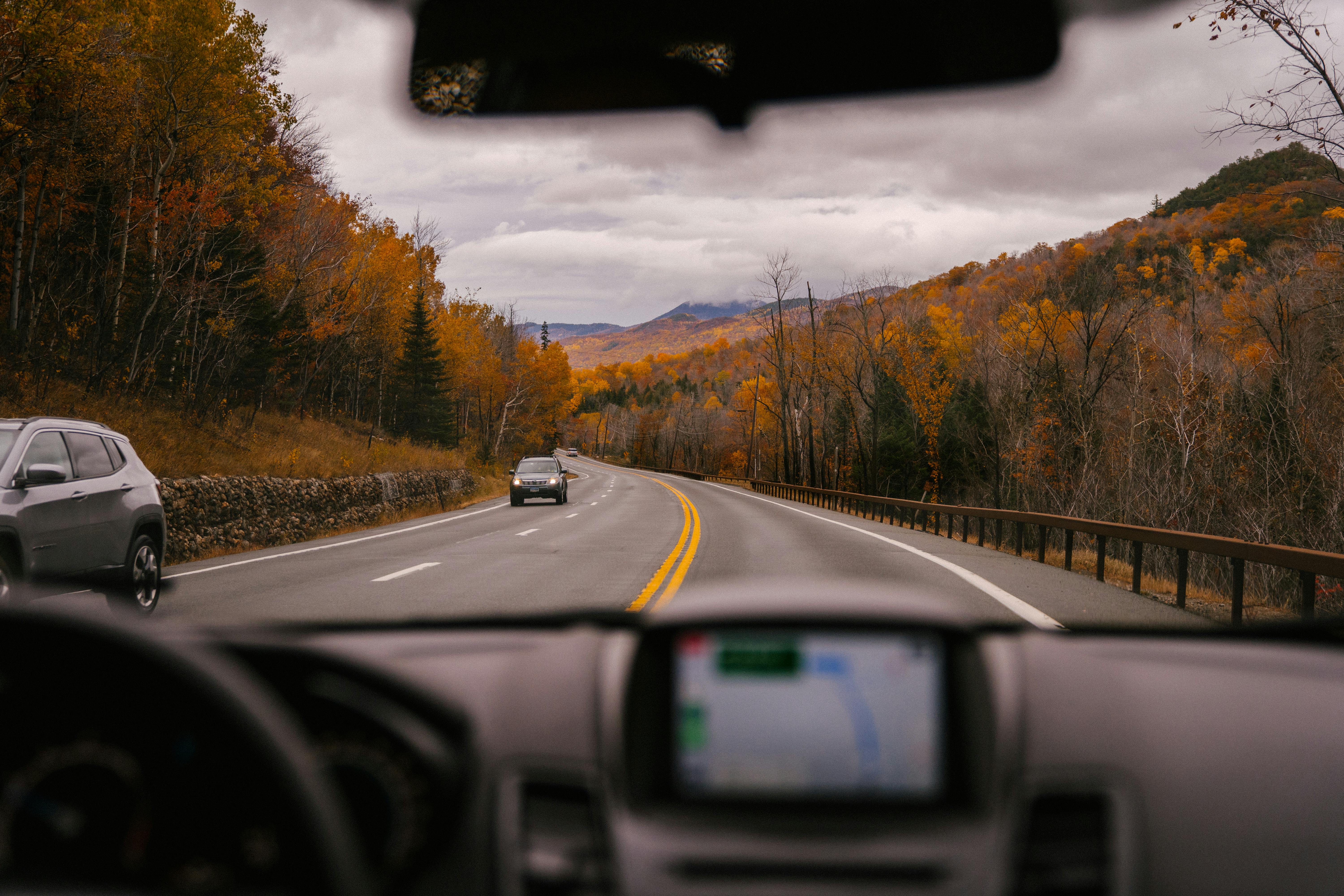 View of the road ahead from a car. For illustration purposes only | Source: Pexels