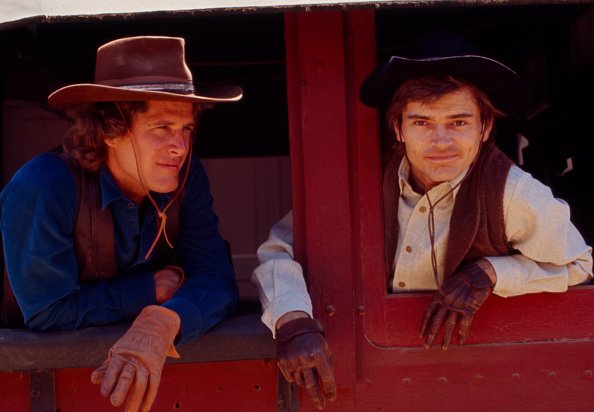 Ben Murphy, Pete Duel Appearing In 'Alias Smith And Jones' circa 1972 | Source: Getty Images