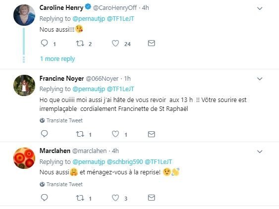 Source : Twitter/Jean-Pierre Pernaut Source : Twitter/Jean-Pierre Pernaut