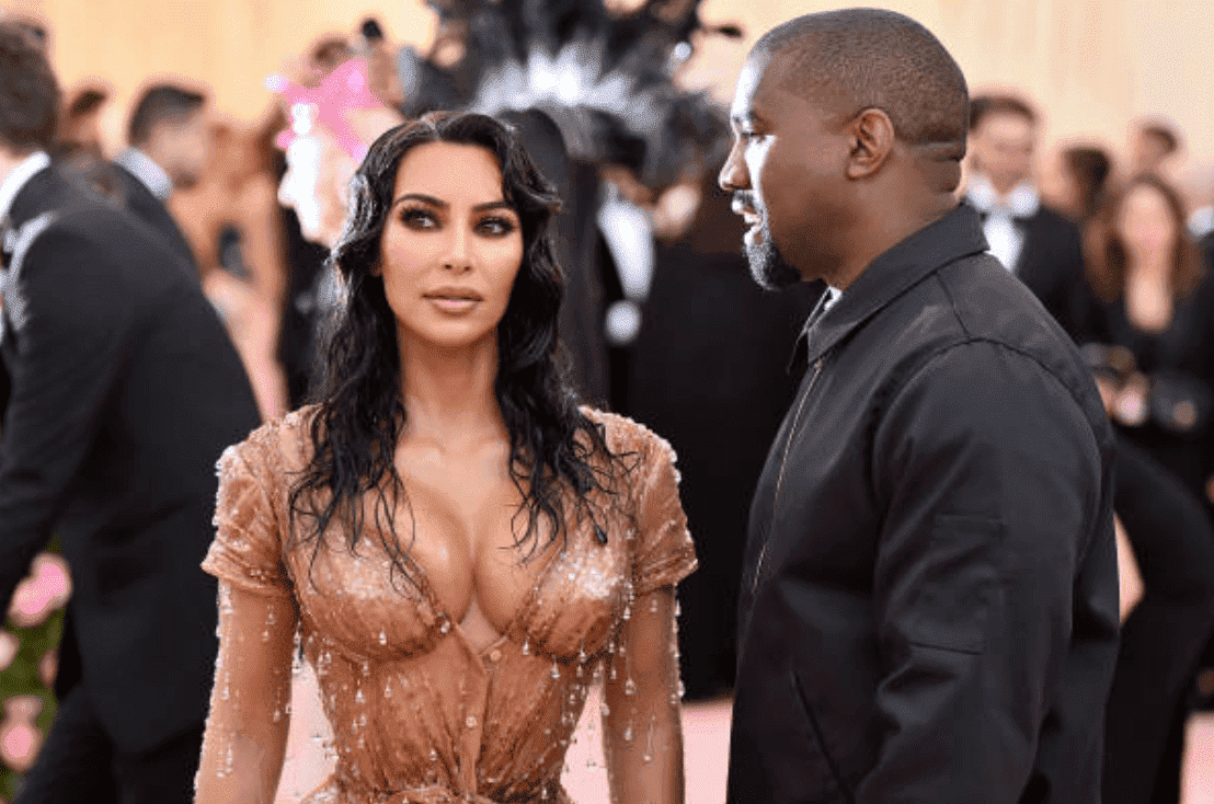 Kim Kardashian West and Kanye West pose on the pink carpet for the Met Gala, at Metropolitan Museum of Art, on May 06, 2019, New York City | Source: Getty Images (Photo by Dia Dipasupil/FilmMagic)