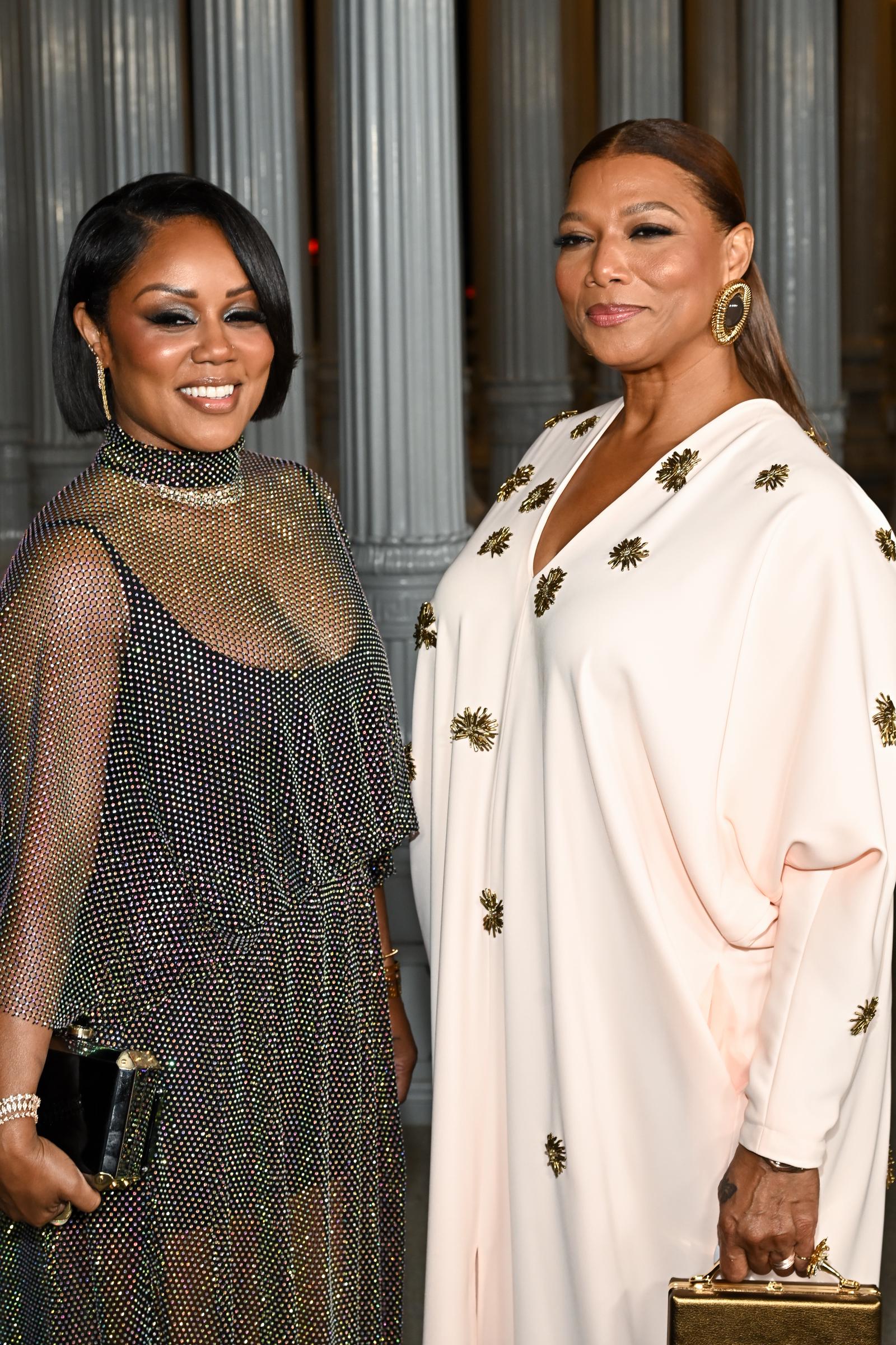 Eboni Nichols and Queen Latifah at the LACMA Art + Film Gala held at LACMA in Los Angeles, California on November 1, 2025. | Source: Getty Images