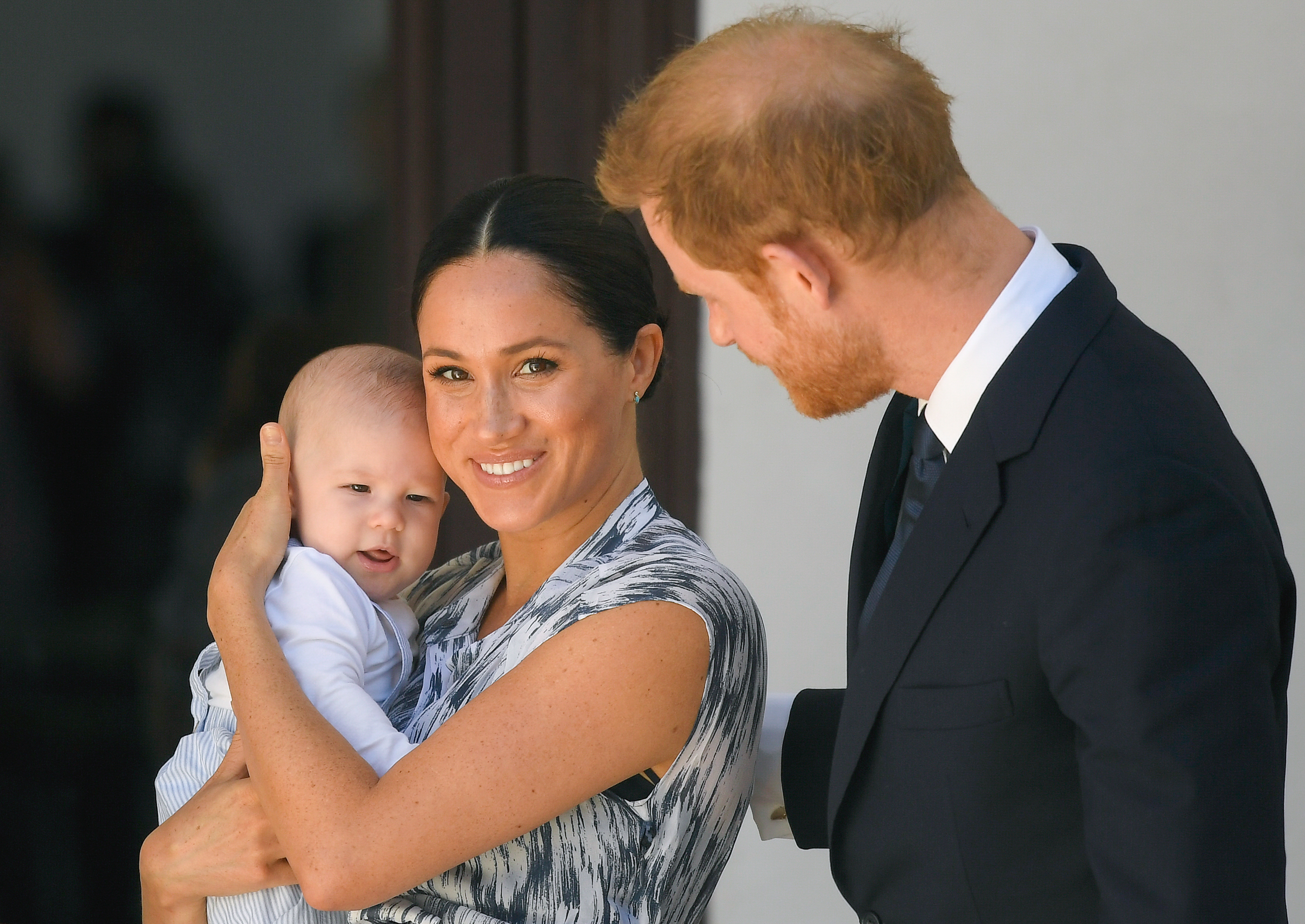 Meghan Markle and Prince Harry with their son, Archie, during their royal tour of South Africa on September 25, 2019 in Cape Town, South Africa | Source: Getty Images