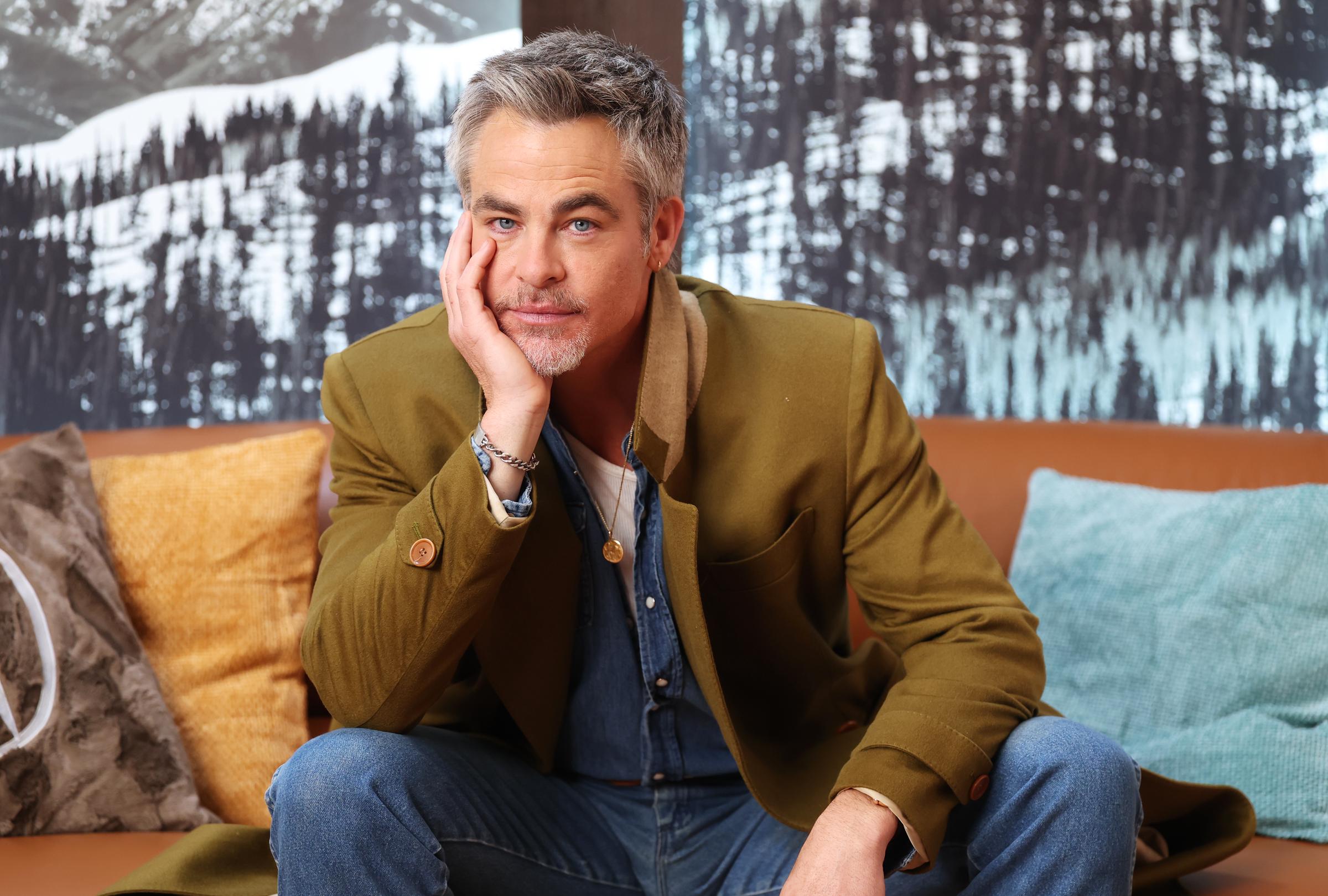 Chris Pine visits the IMDb Portrait Studio at Acura House of Energy on location at Sundance 2026 in Park City, Utah. | Source: Getty Images