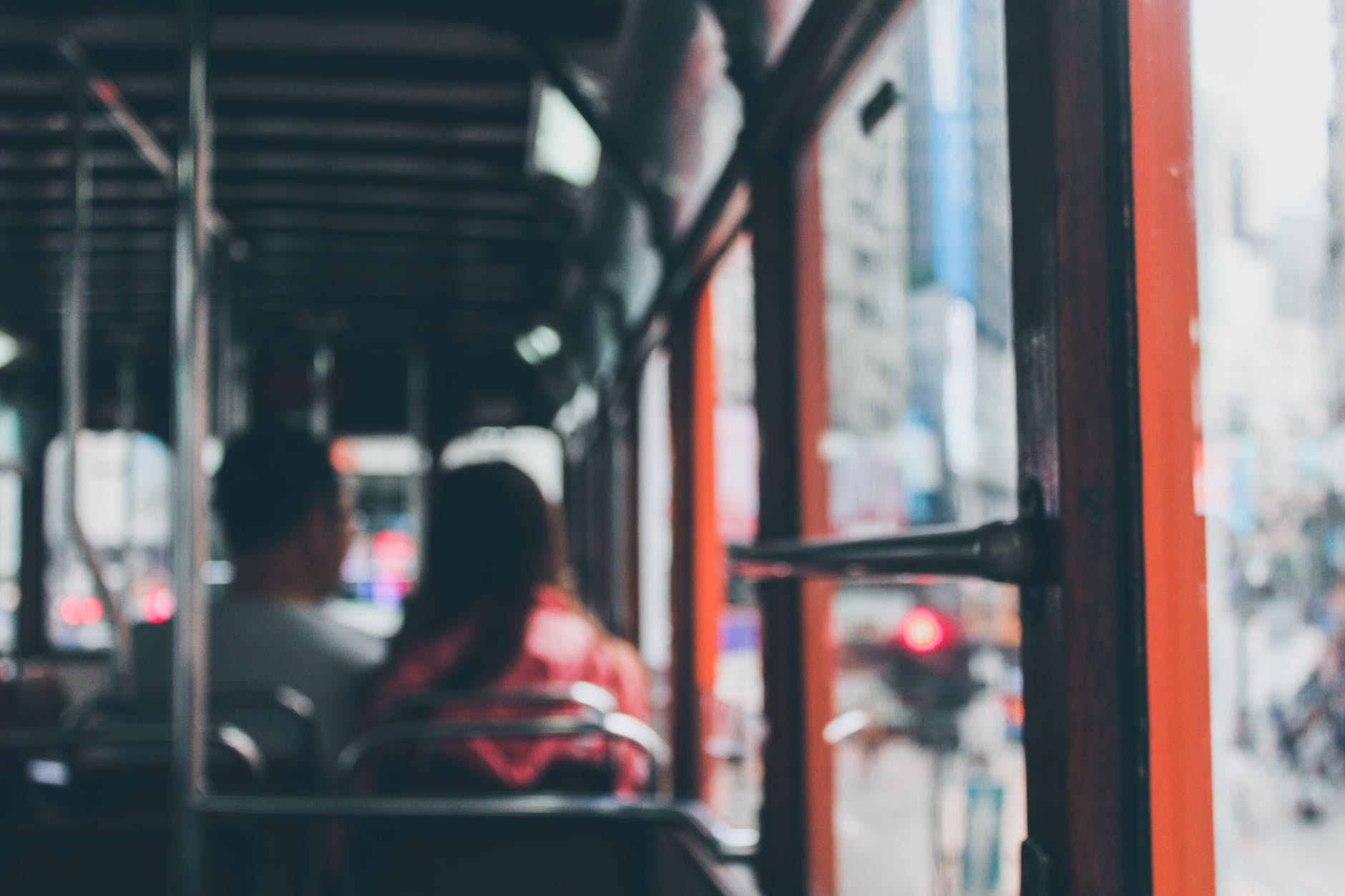 She sat on the bus and slept for most of the ride. | Source: Pexels
