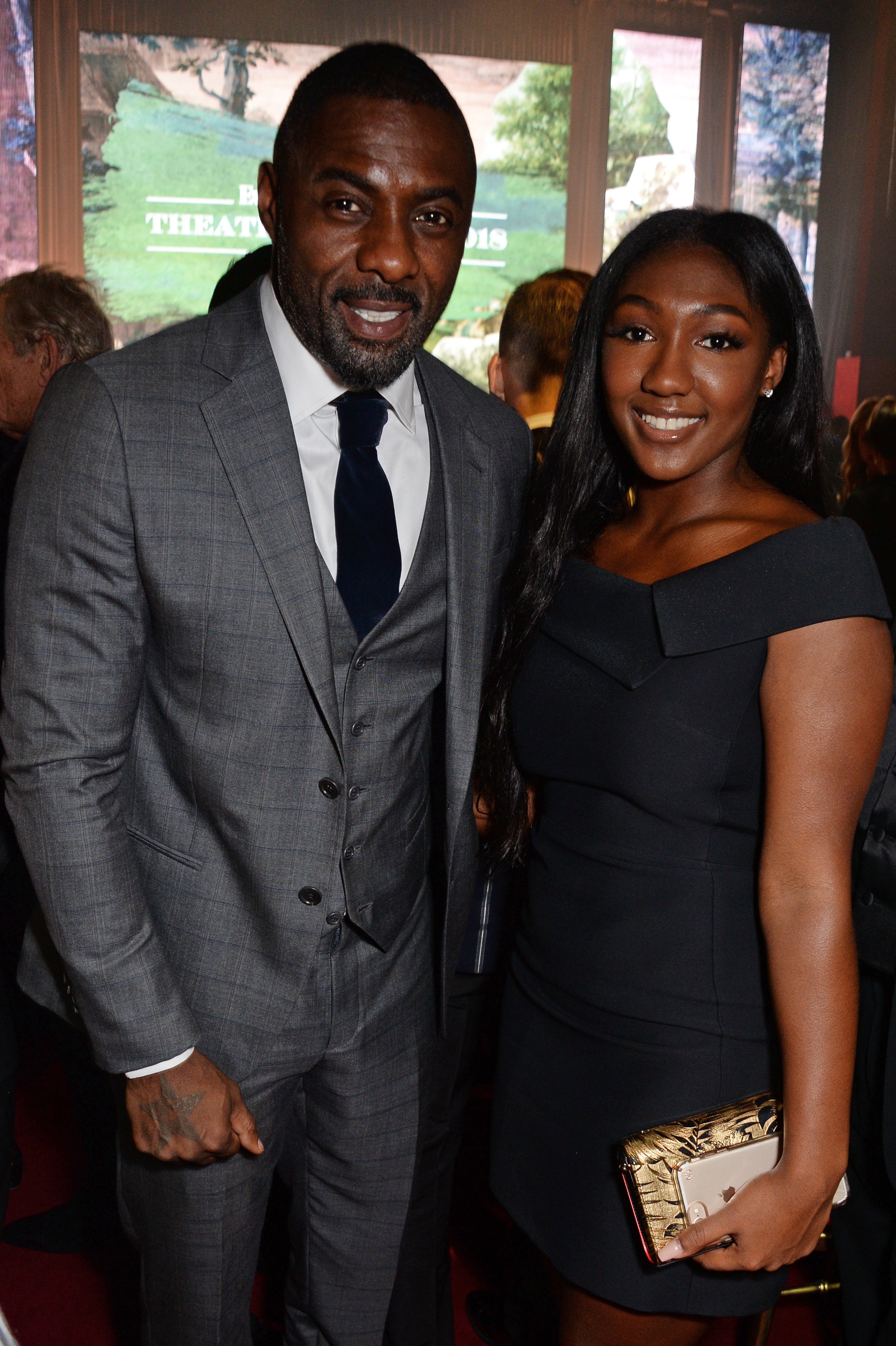  Idris Elba and Isan Elba attend The 64th Evening Standard Theatre Awards on November 18, 2018, in London, England. | Source: Getty Images.