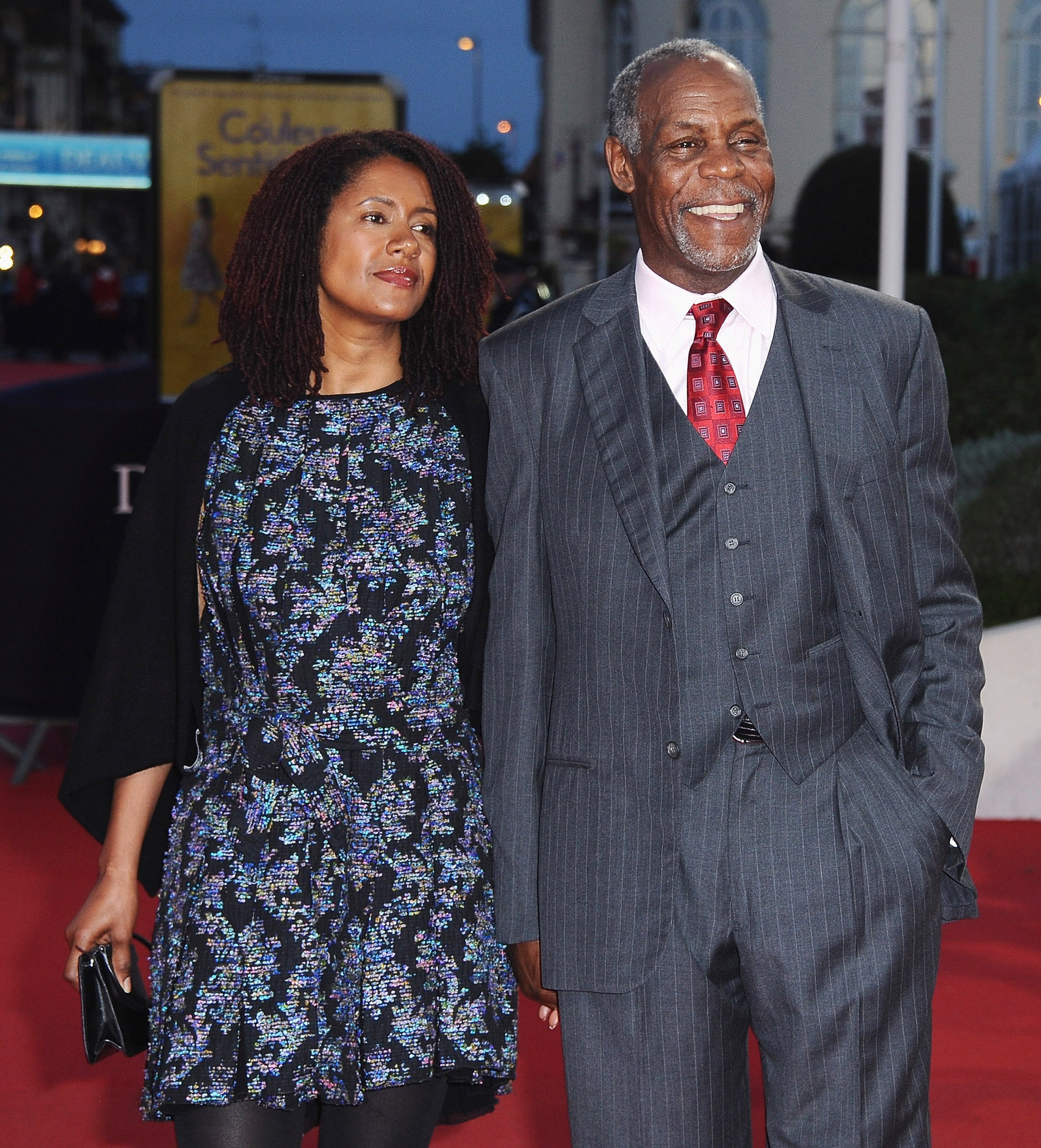 Danny Glover and Eliane Cavalleiro on September 7, 2011 in Deauville, France | Source: Getty Images 
