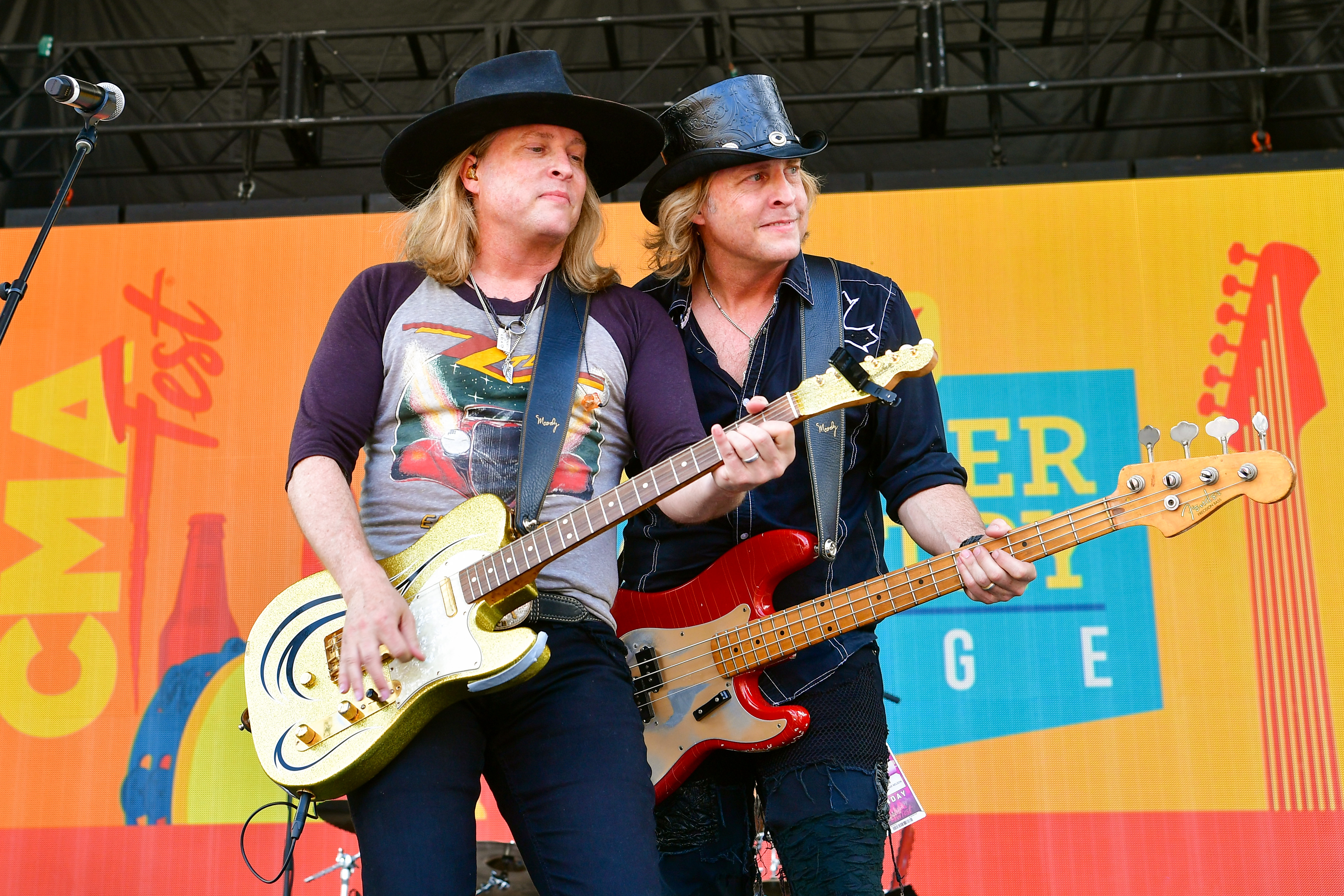 Gunnar and Matthew Nelson performing during the 2019 CMA Music Festival on June 09, 2019, in Nashville, Tennessee | Source: Getty Images