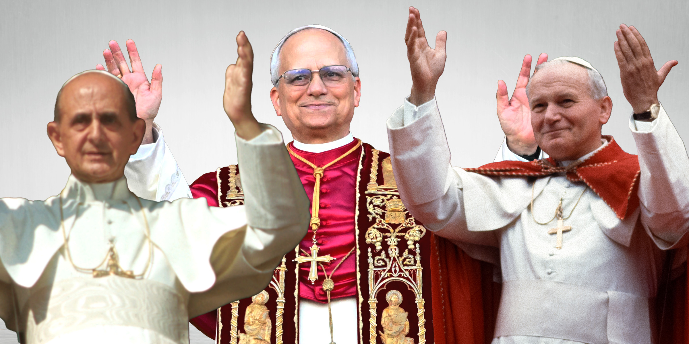 Pope Paul VI | Pope Leo XIV | Pope John Paul II | Source: Getty Images