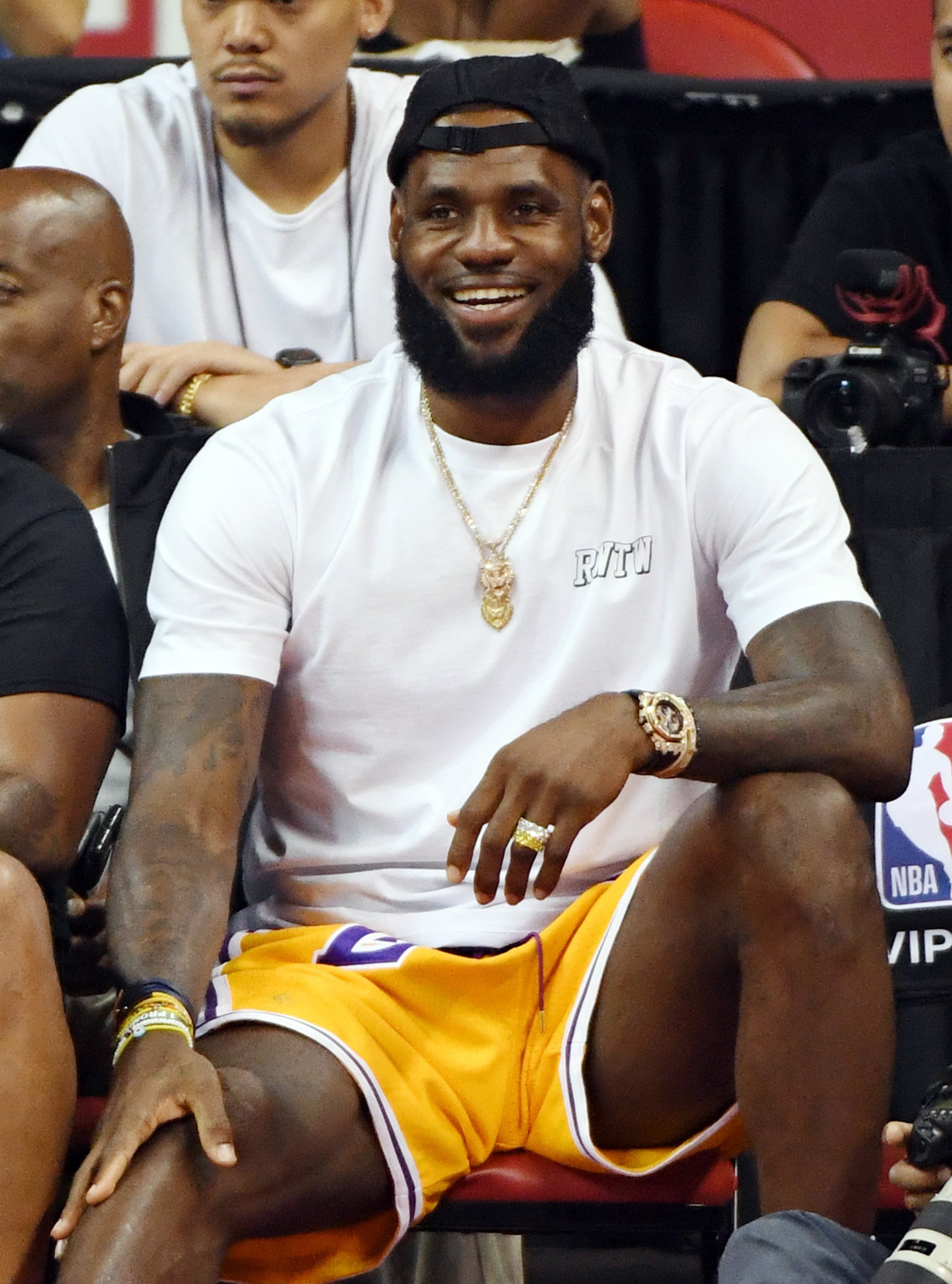 LeBron James attends a quarterfinal game of the 2018 NBA Summer League in Las Vegas, Nevada on July 15, 2018 | Photo: Getty Images