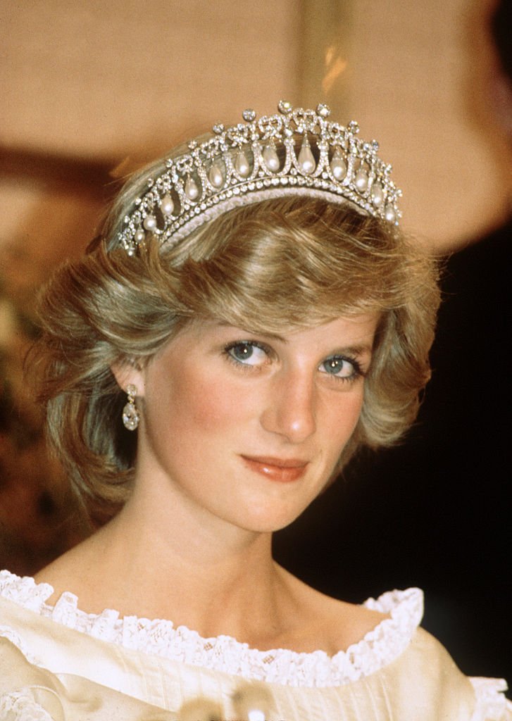 Princess Diana during a banquet on April 29, 1983, in Aukland, New Zealand. | Source: Getty Images.