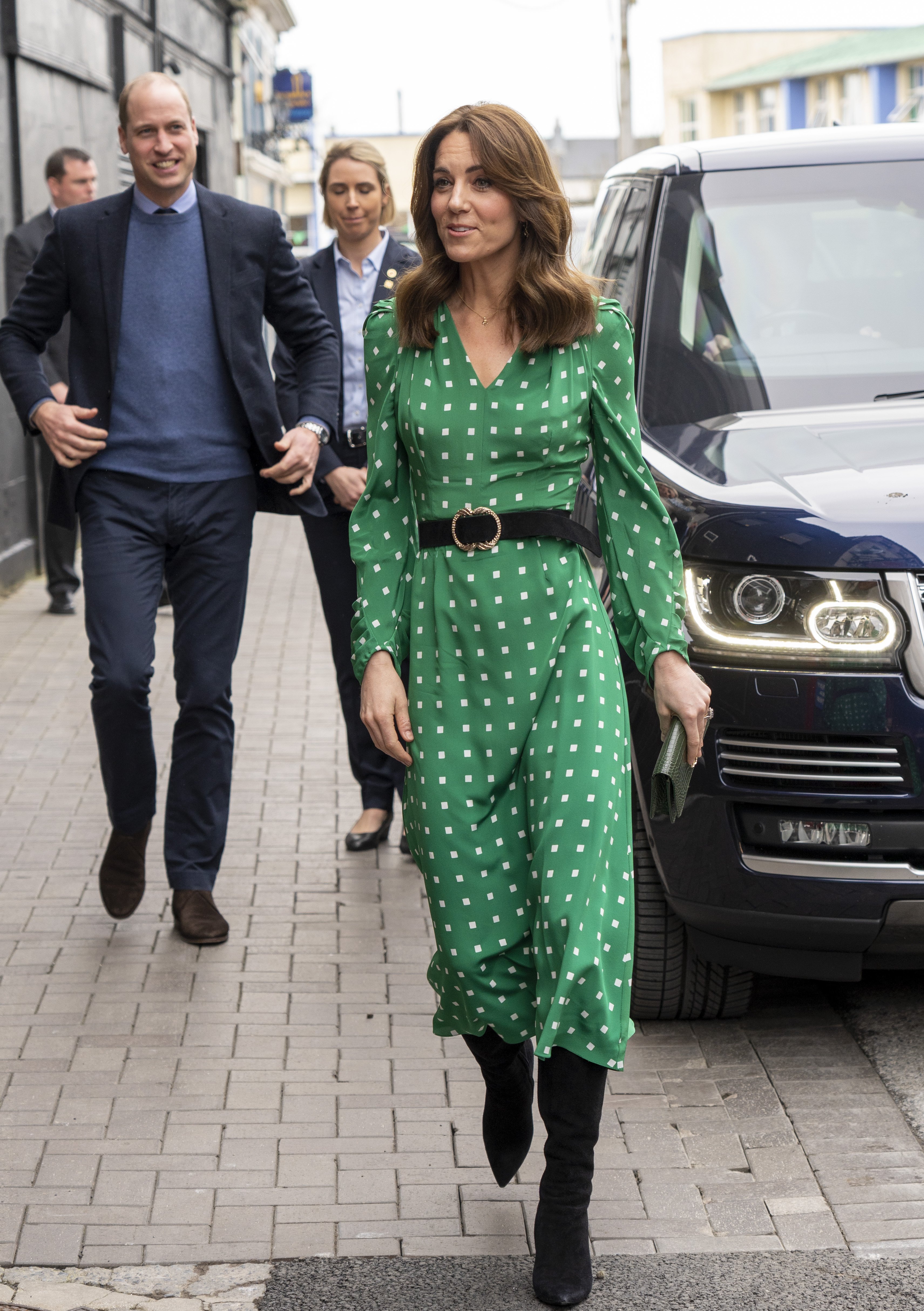 Prince William and Kate Middleton arrive at a traditional Irish pub in Galway on March 5, 2020, in Galway, Ireland.| Source: Getty Images