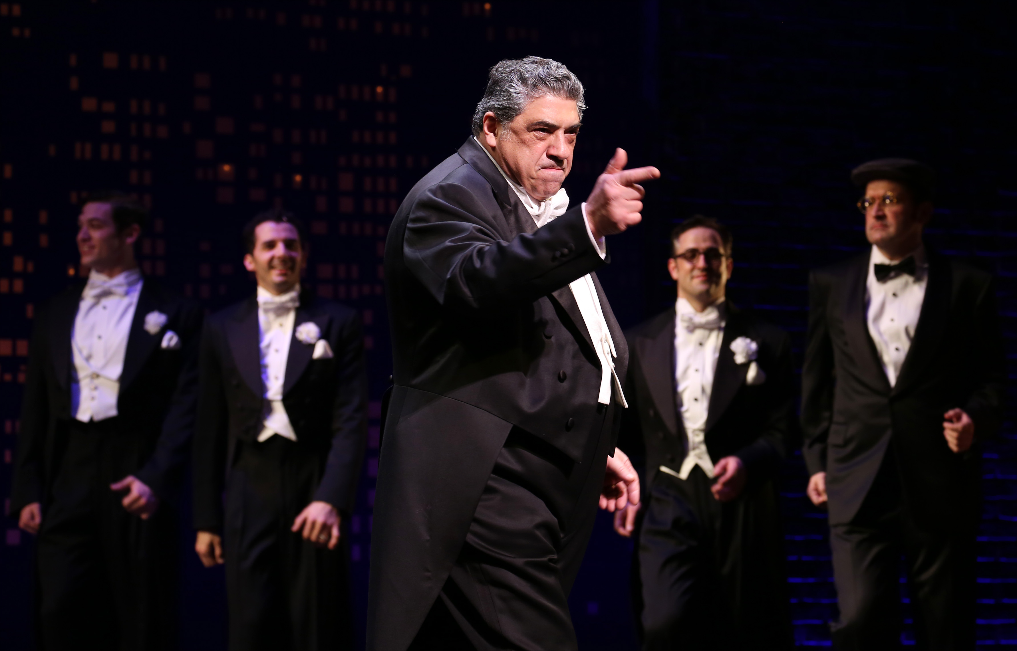 Pastore's stage work became another important chapter in his late-blooming career. He appeared on Broadway in "Chicago" and later played mob kingpin Nick Valenti in "Bullets Over Broadway." | Source: Getty Images