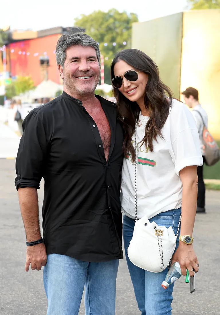 Simon Cowell and Lauren Silverman attend as Barclaycard present British Summer Time Hyde Park in Hyde Park on July 6, 2018, in London, England | Photo: Getty Images.