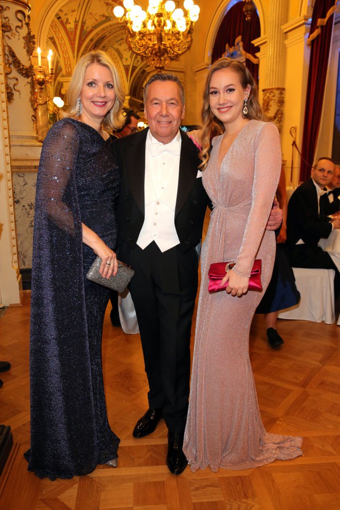 Roland Kaiser mit seiner Frau Silvia und seiner Tochter Annalena | Quelle: Getty Images