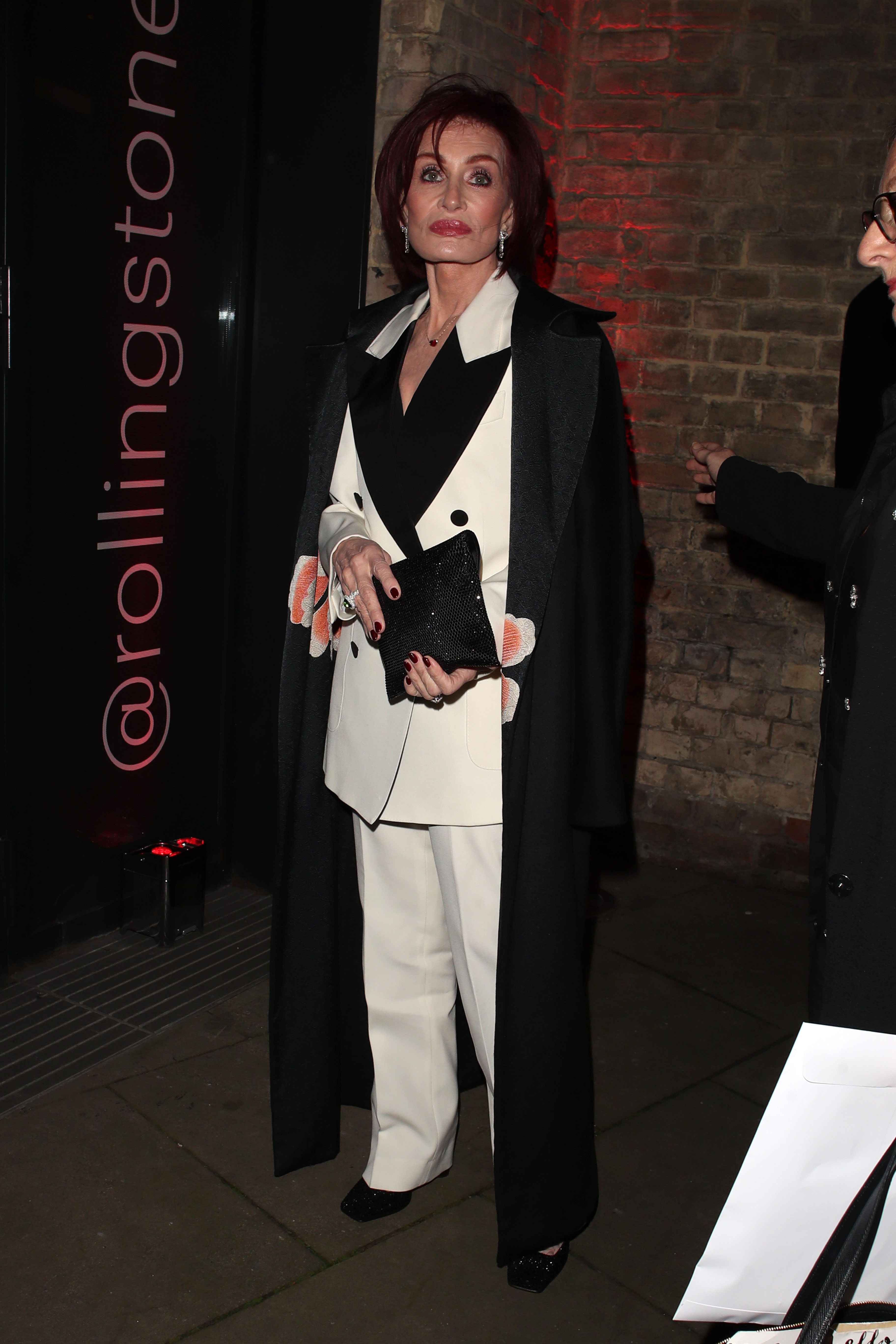 Sharon Osbourne spotted arriving at the Rolling Stone UK Awards in London, England on November 23, 2023 | Source: Getty Images