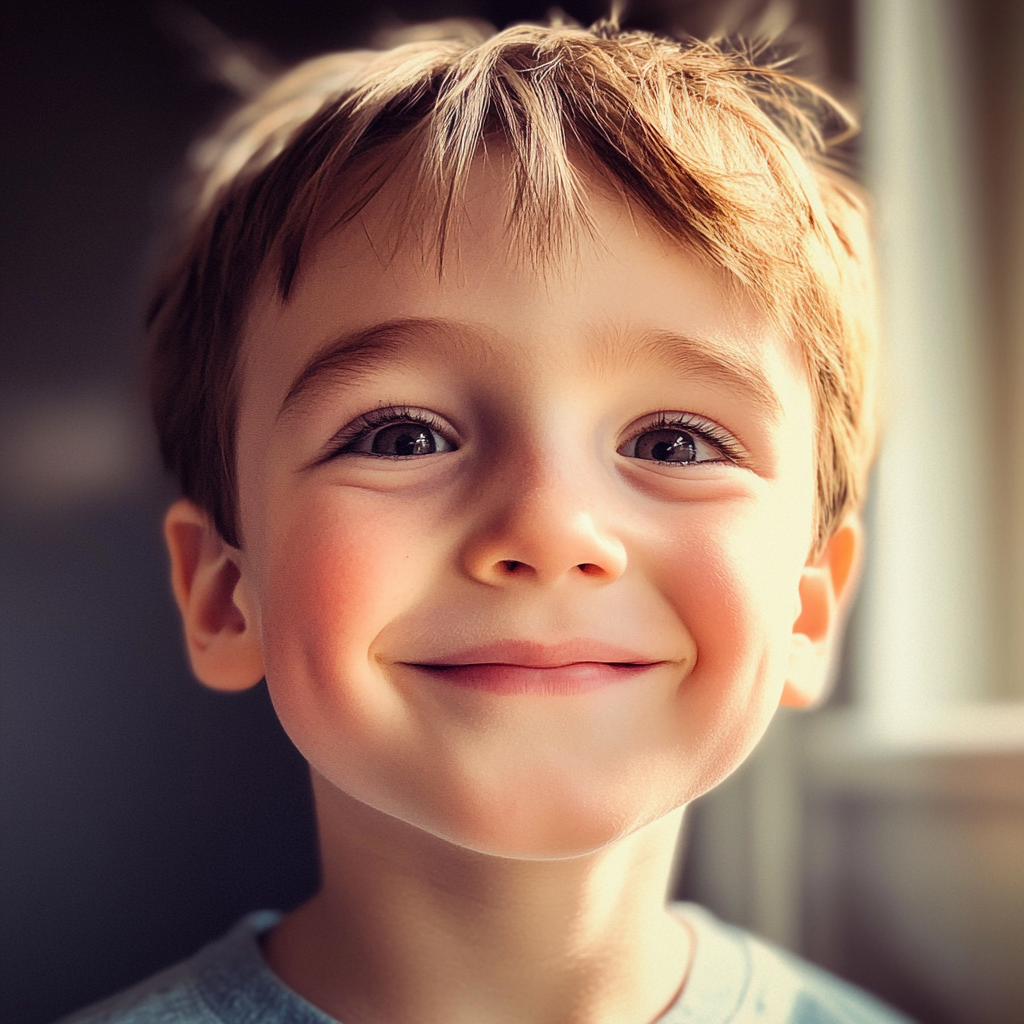 A smiling little boy | Source: Midjourney