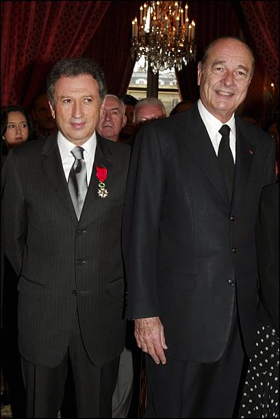Jacques Chirac et Michel Drucker | photo : Getty Images