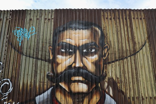 Mural de Emiliano Zapata en la frontera de los Estados Unidos | Foto: Getty