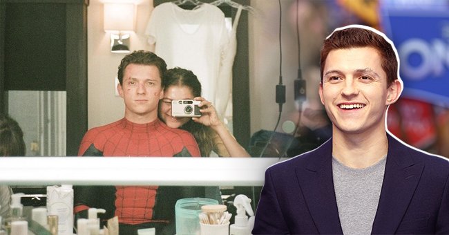 Tom Holland shares photo to celebrate Zendaya on her birthday | Photo: instagram.com/tomholland2013, Getty Images