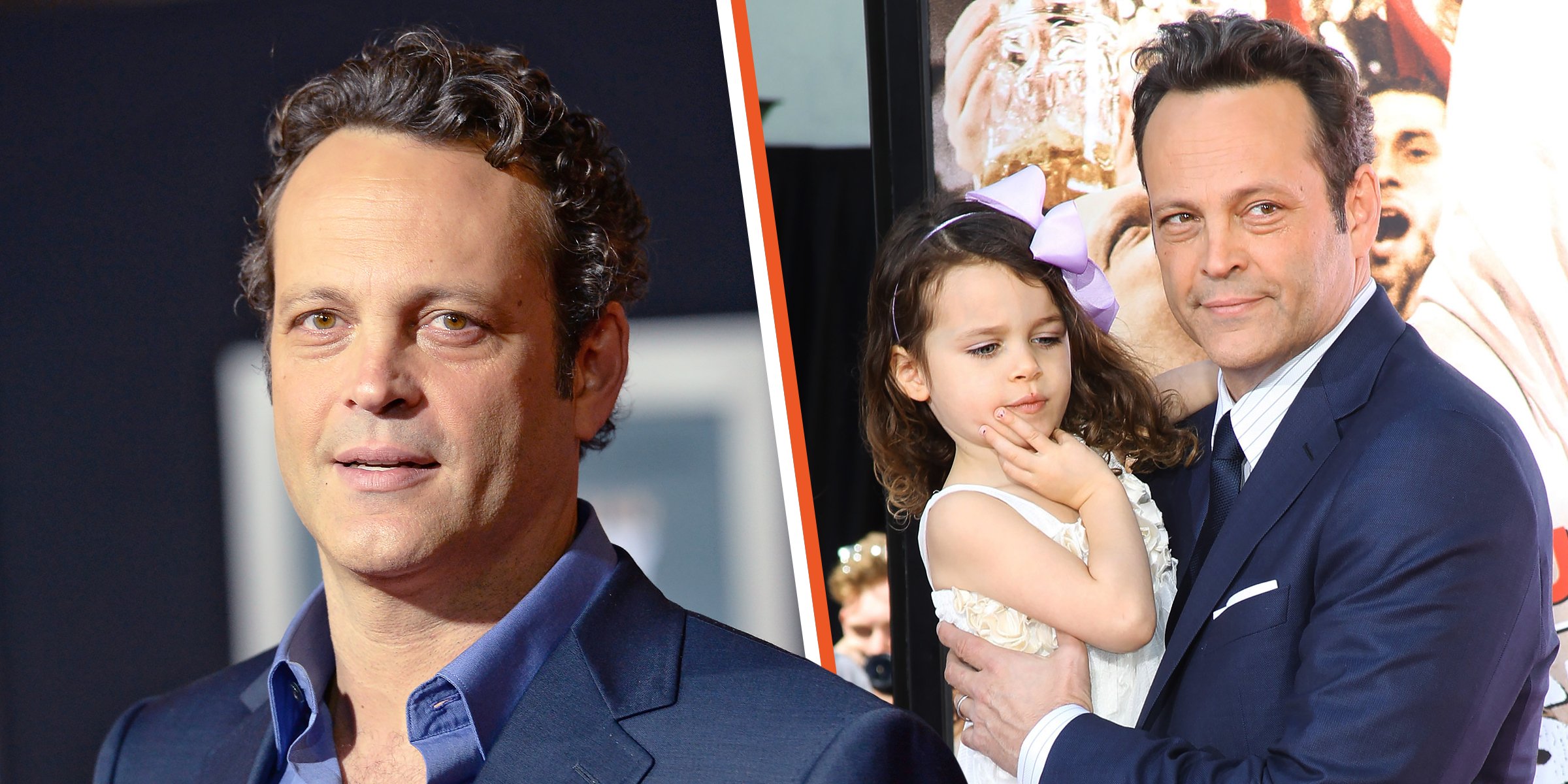 Vince Vaughn and daughter Lochlyn Kyla Vaughn. | Source: Getty Images