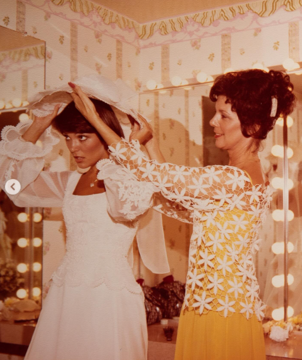 This family keepsake captures one of the many milestones MJ shared with Kris through the years. Kris later wrote that every memory and blessing in her life was rooted in her mother's love, guidance, and unwavering support. | Source: Instagram/krisjenner