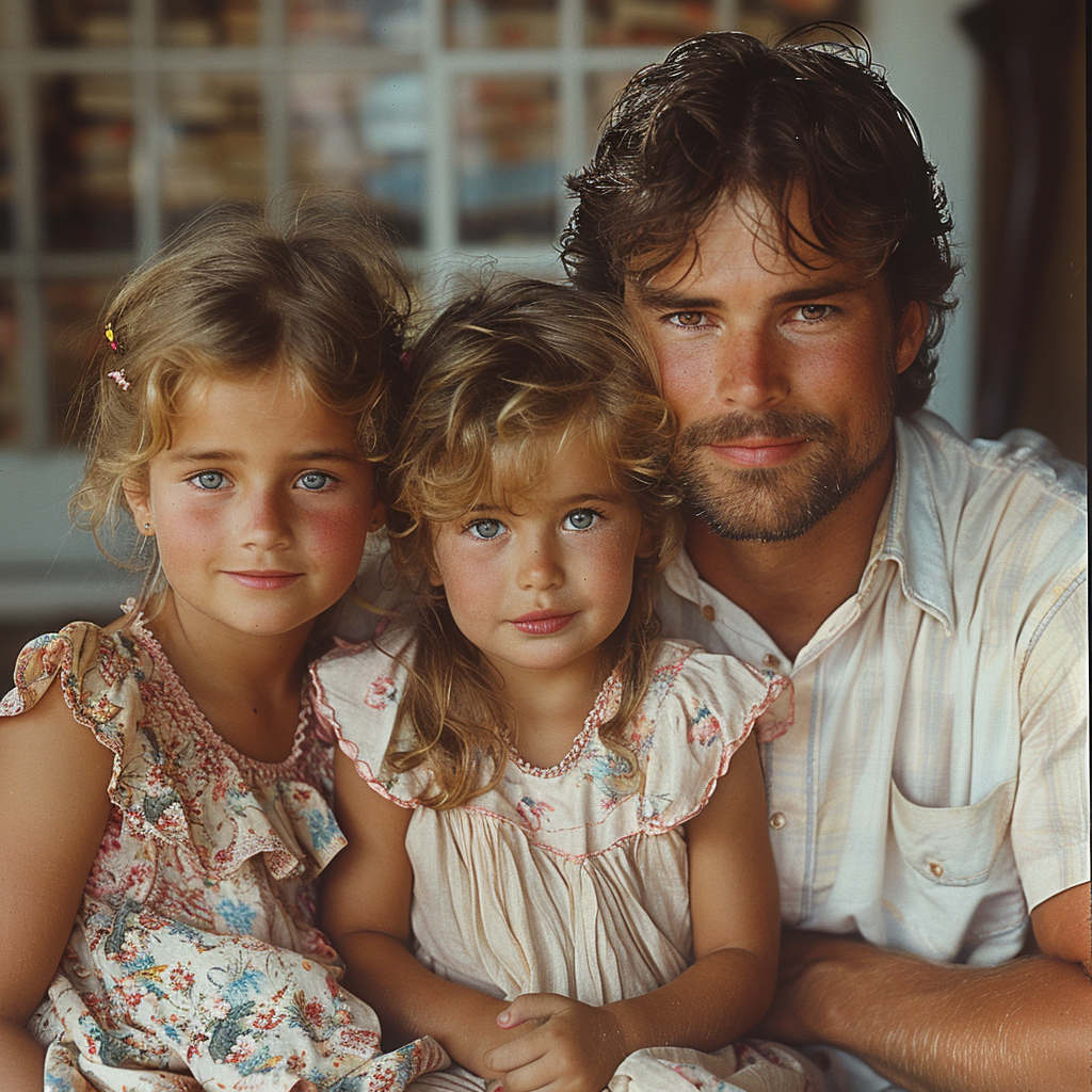 Jack and his two daughters | Source: Midjourney