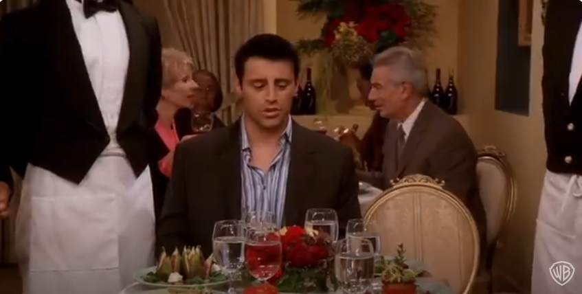 A photo of Matt LeBlanc as Joey Tribbiani in "Friends" | Source: YouTube/@warnerbrostv