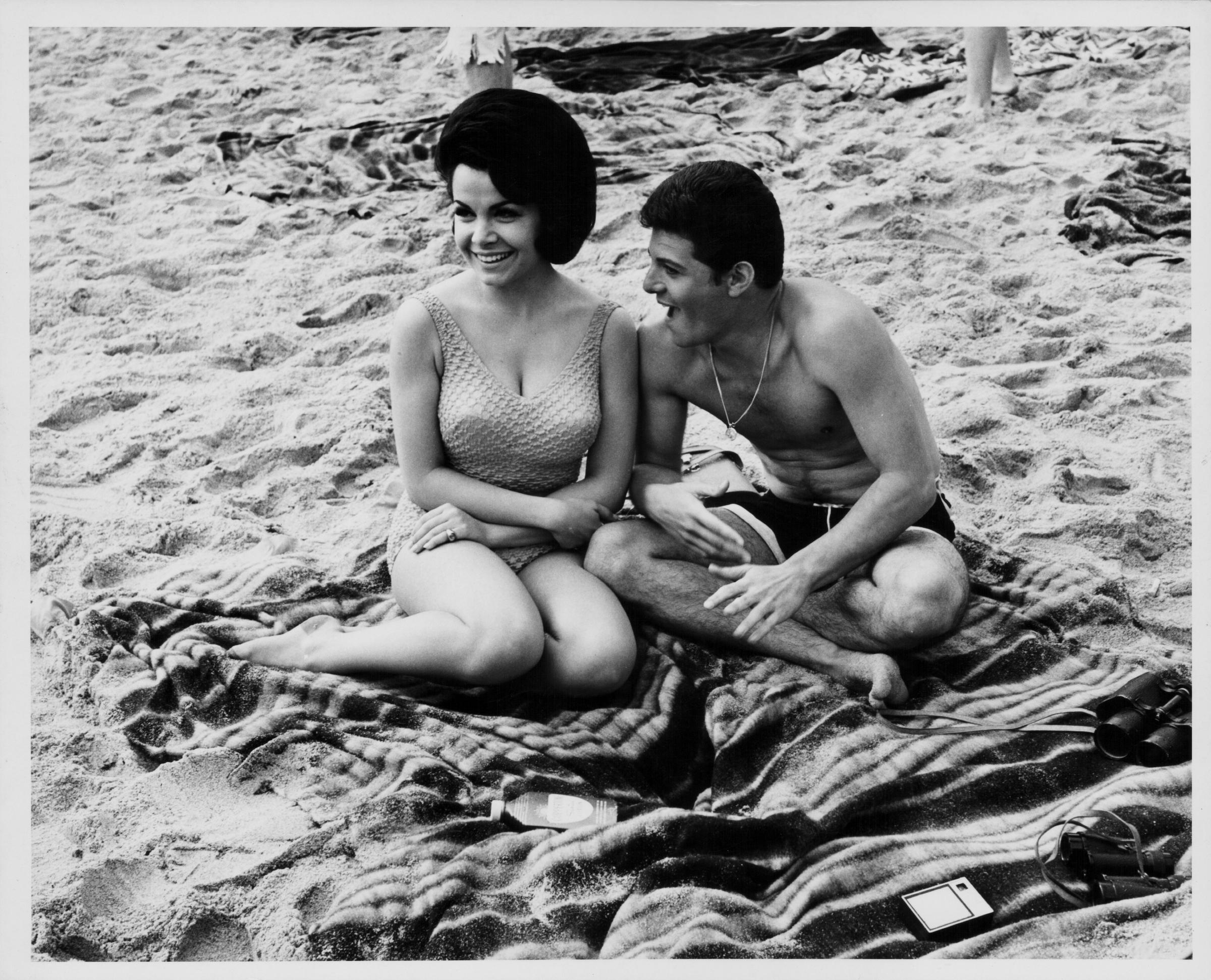 Annette Funicello and the actor pictured on January 1, 1955 | Source: Getty Images