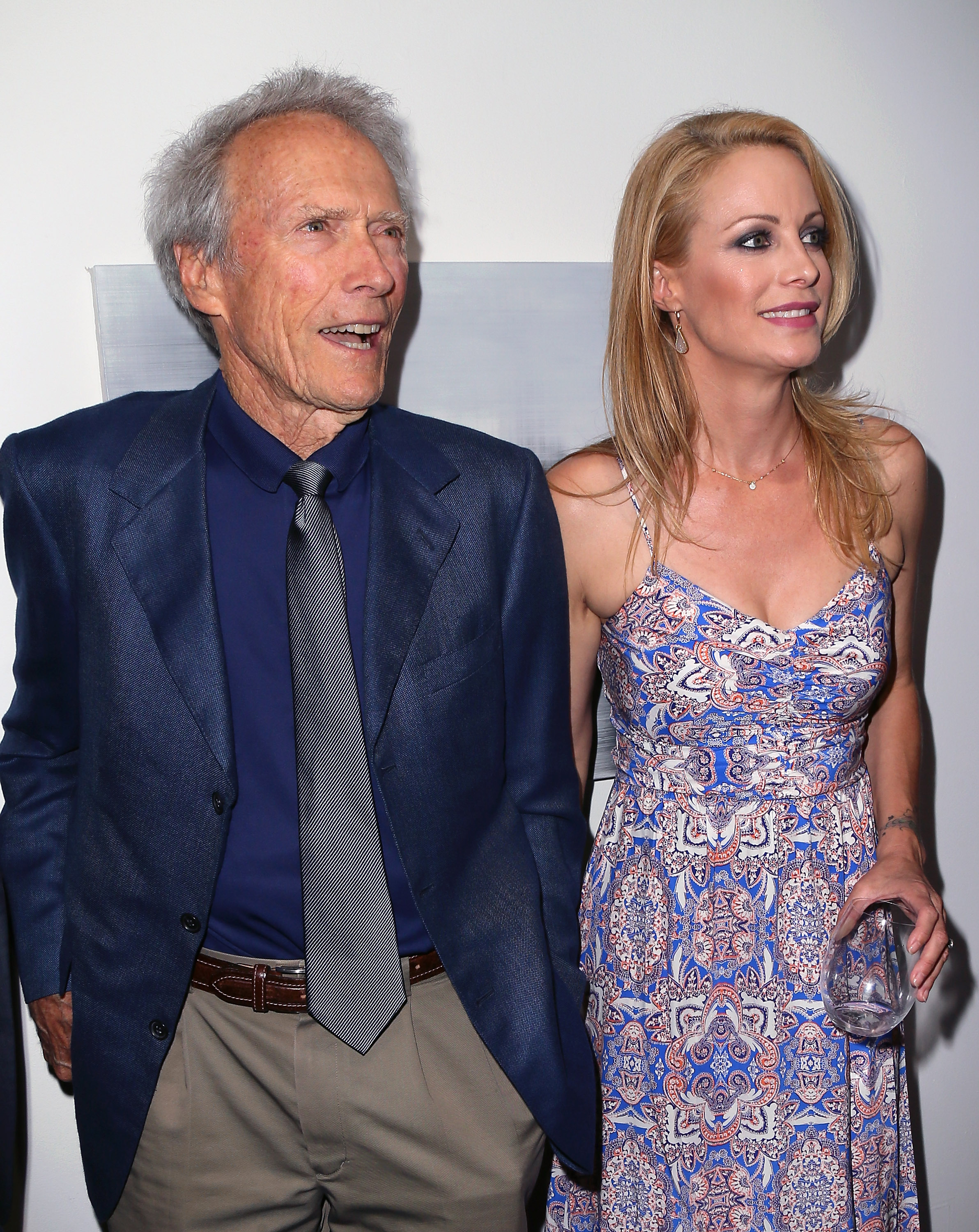 Clint and Alison Eastwood at the Art for Animals fundraiser art event in 2015. | Source: Getty Images
