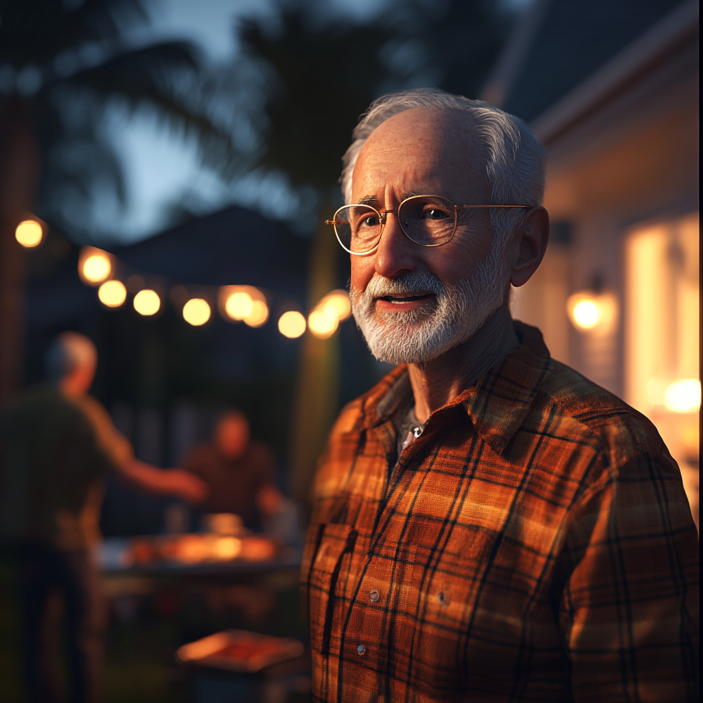 A man talking to his daughter-in-law | Source: Midjourney