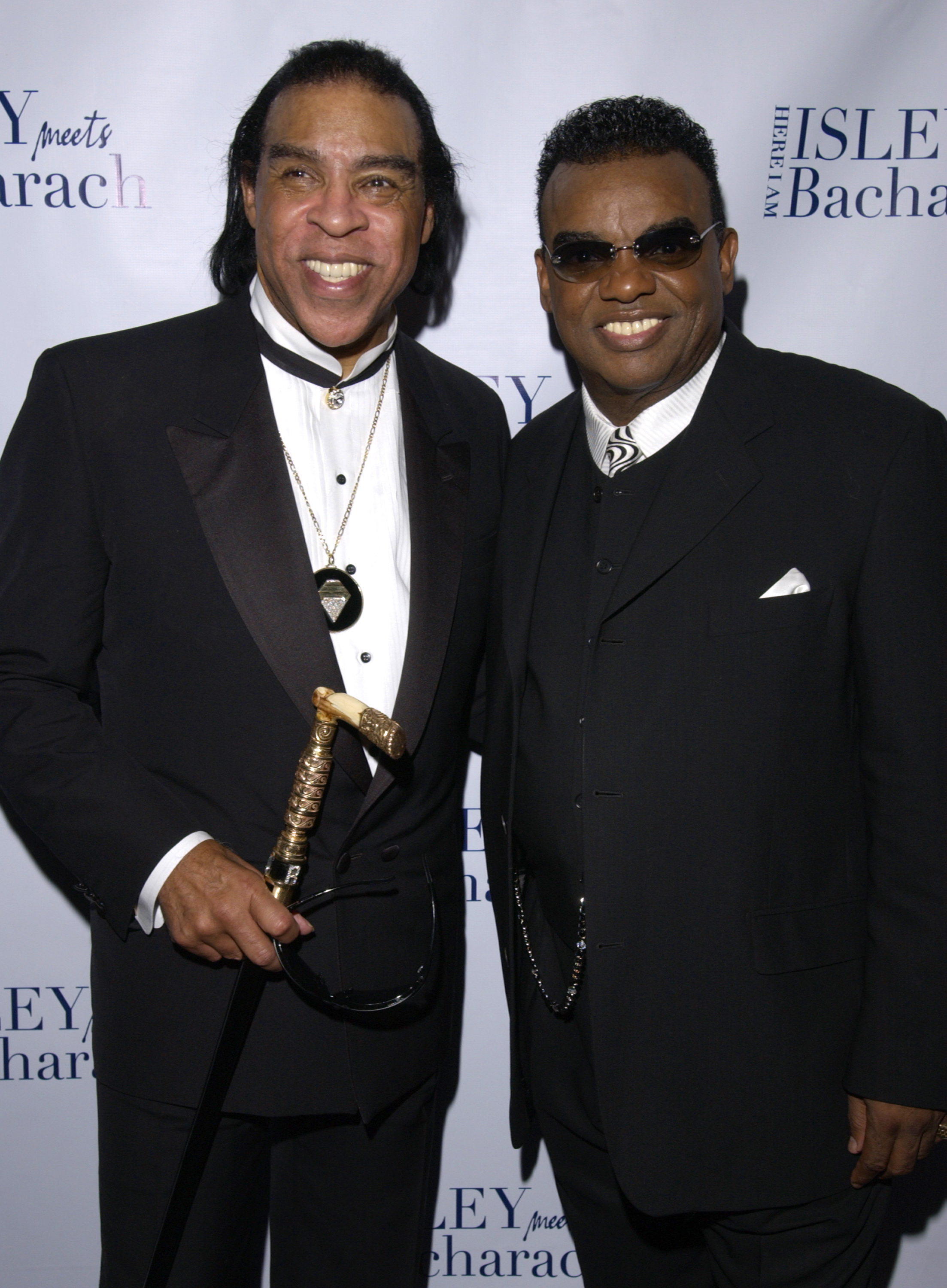 Rudolph and Ronald Isley at the "Isley Meets Bacharach" Record Release Party in New York City in 2003 | Source: Getty Images