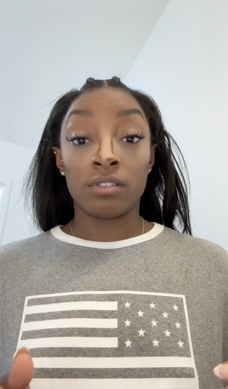 Simone Biles talking about getting Botox in a post uploaded on August 1, 2024 | Source: TikTok/simonebilesowens