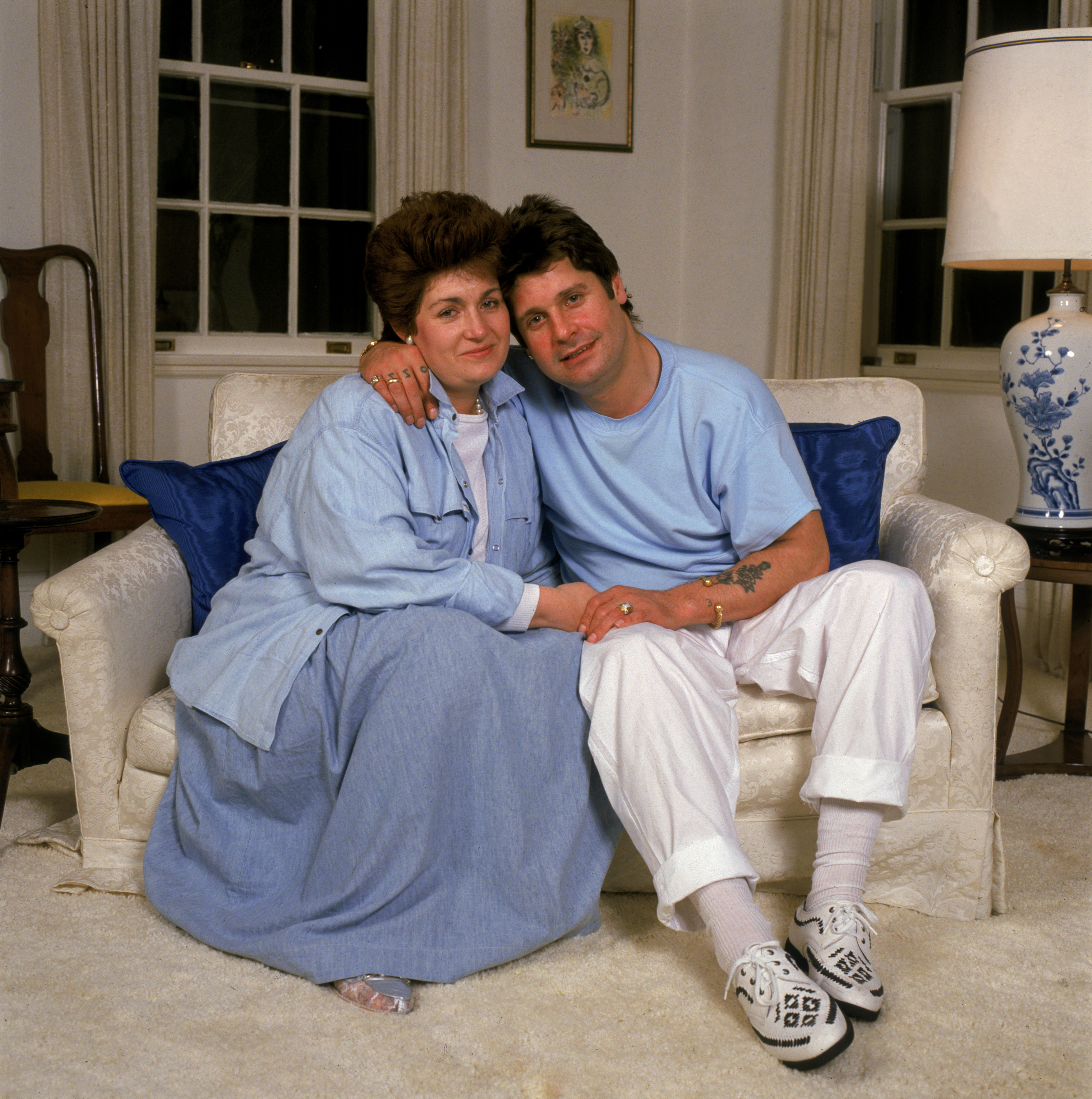 A file photo of Ozzy Osbourne and Sharon Osbourne in 1987 | Source: Getty Images
